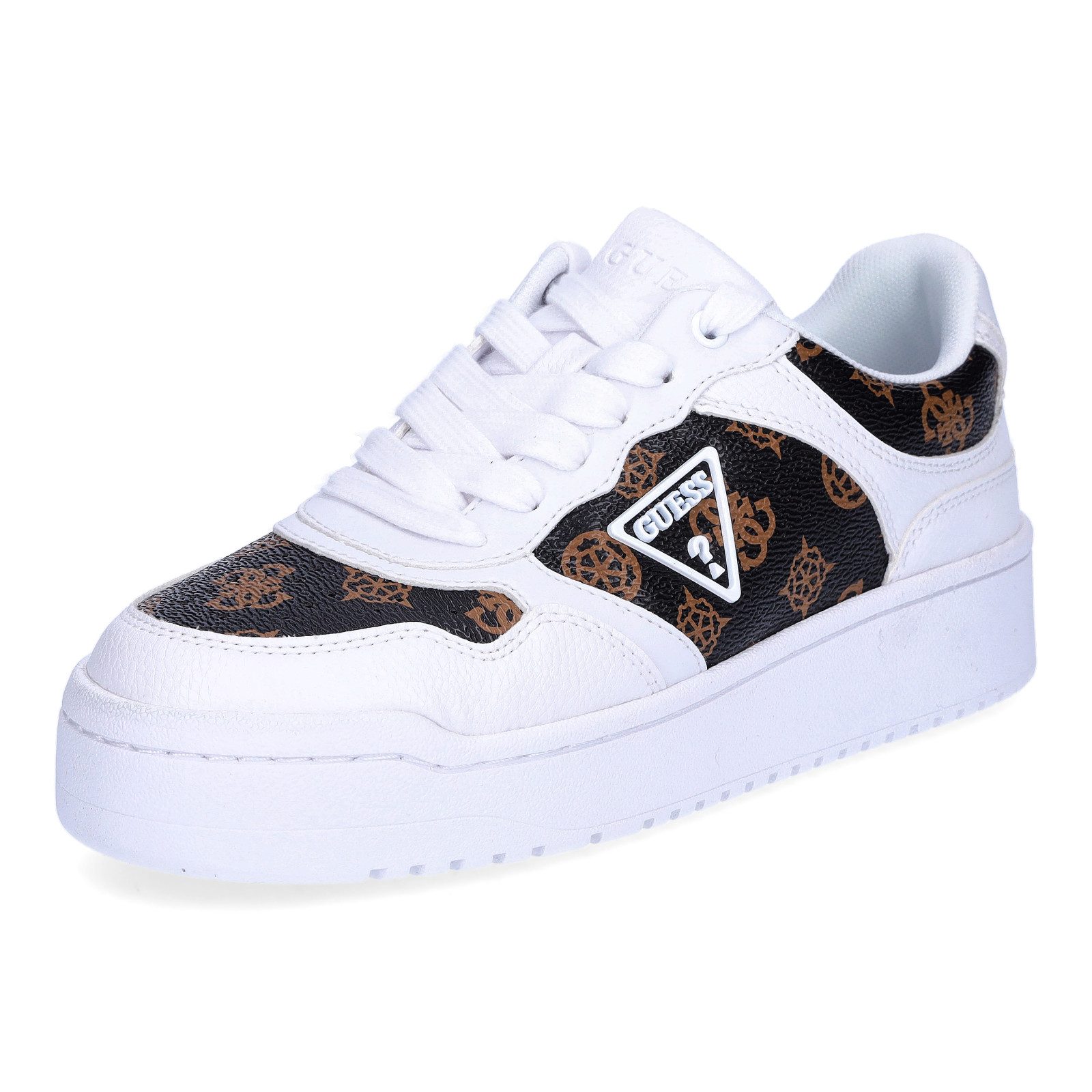 Guess Guess Damen Sneaker Miram2 weiß braun Sneaker günstig online kaufen
