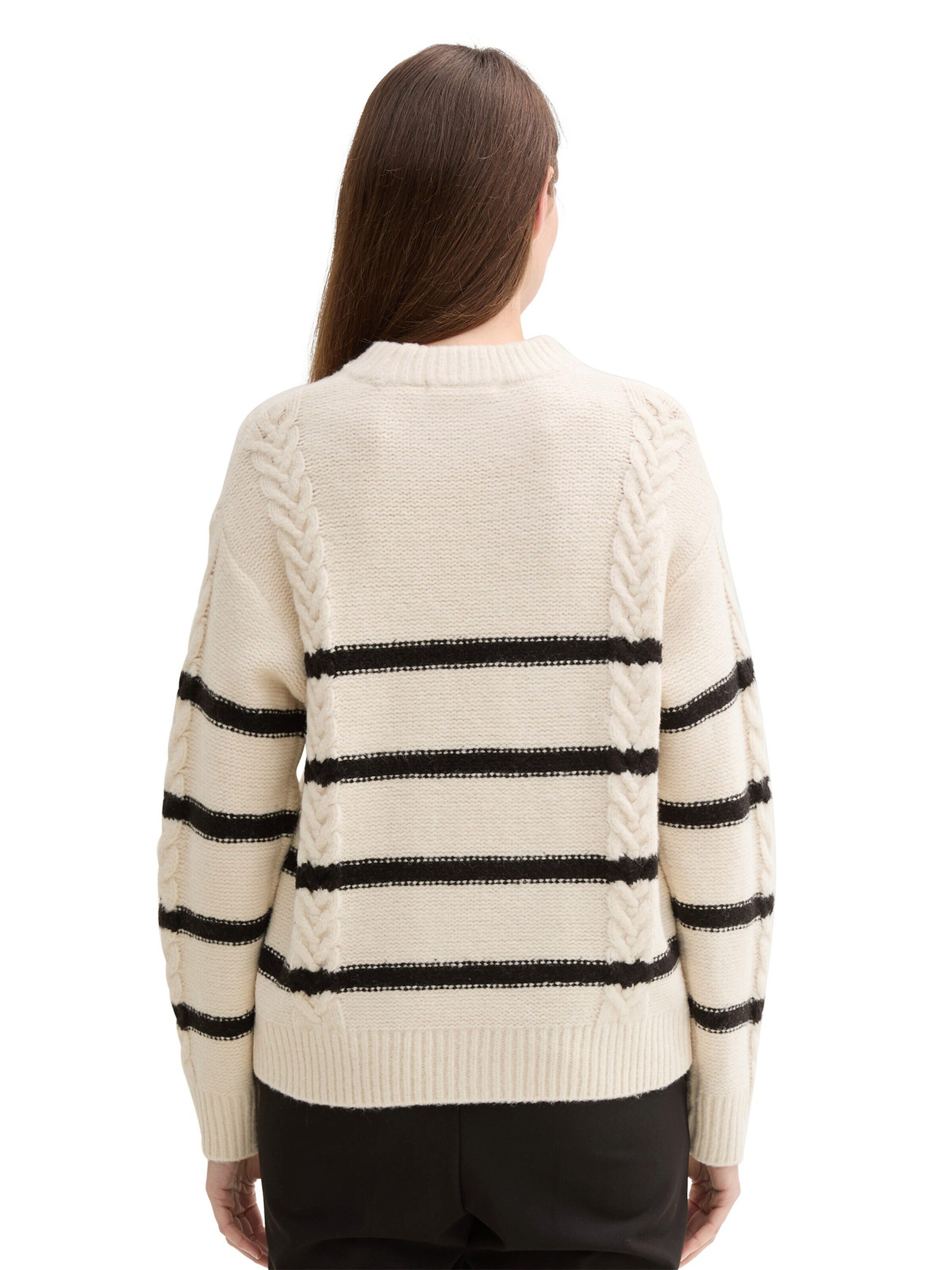 TOM TAILOR Denim Strickpullover (1-tlg) Plain/ohne Details