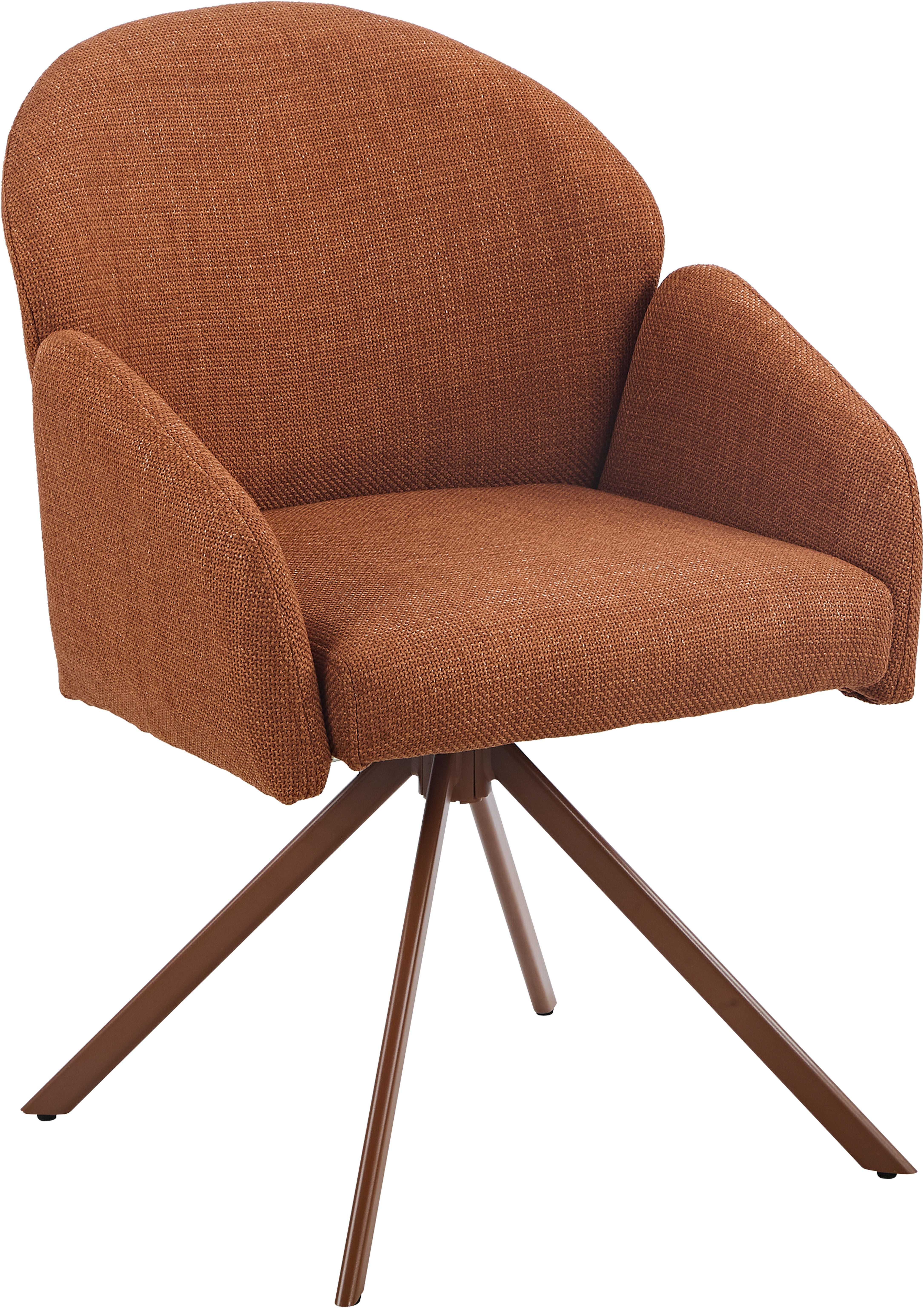 HELA Armlehnstuhl HOLLY (Set, 1 St), 360° drehbar, Armlehnen, Gestell angepasst, Swing Back Komfortrücken