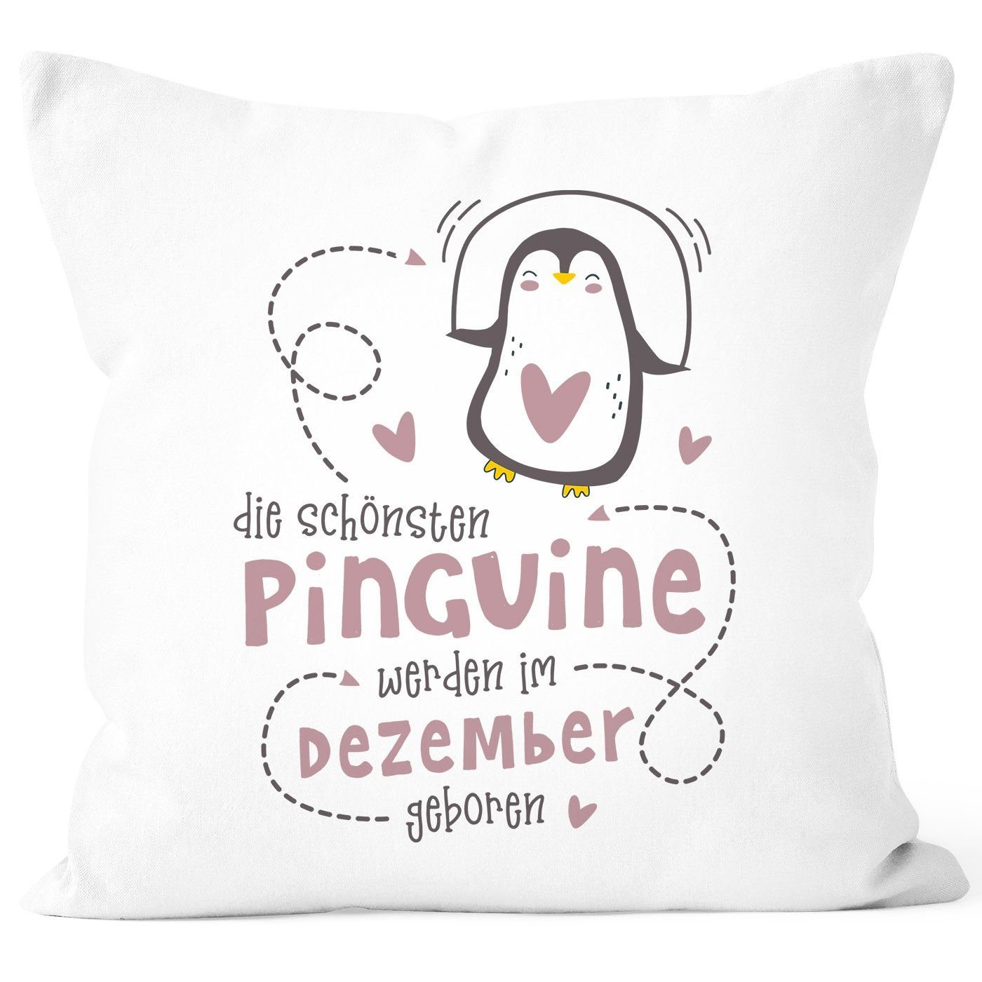 SpecialMe Dekokissen Kissen-Bezug Die Schönsten Pinguine günstig online kaufen