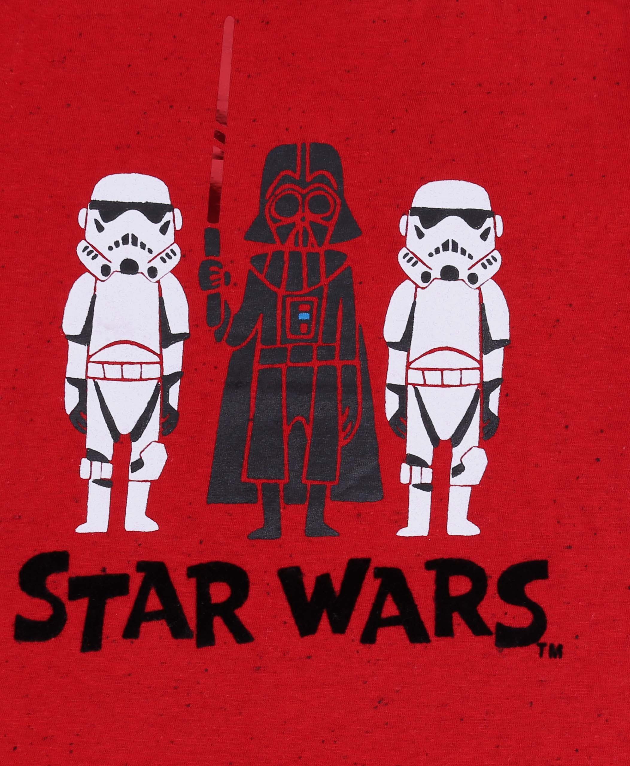 Sarcia.eu Schlafanzug DISNEY STAR WARS Pyjama/Schlafanzug rot-grau, langärmelig 3-4 Jahre