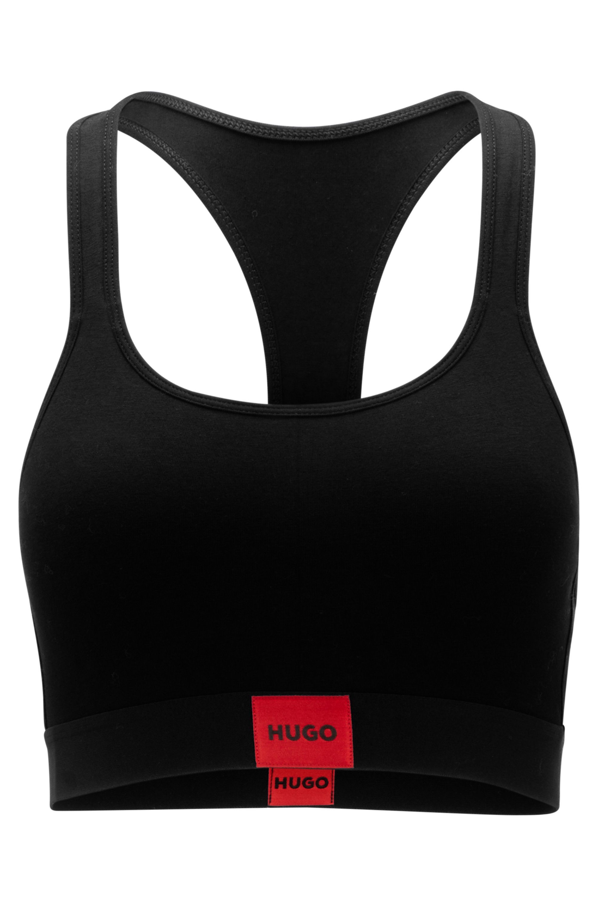 HUGO Bralette-BH BRALETTE PAD.RED LAB mit aufgesticktem HUGO BOSS Logo – Bild 5 von 5