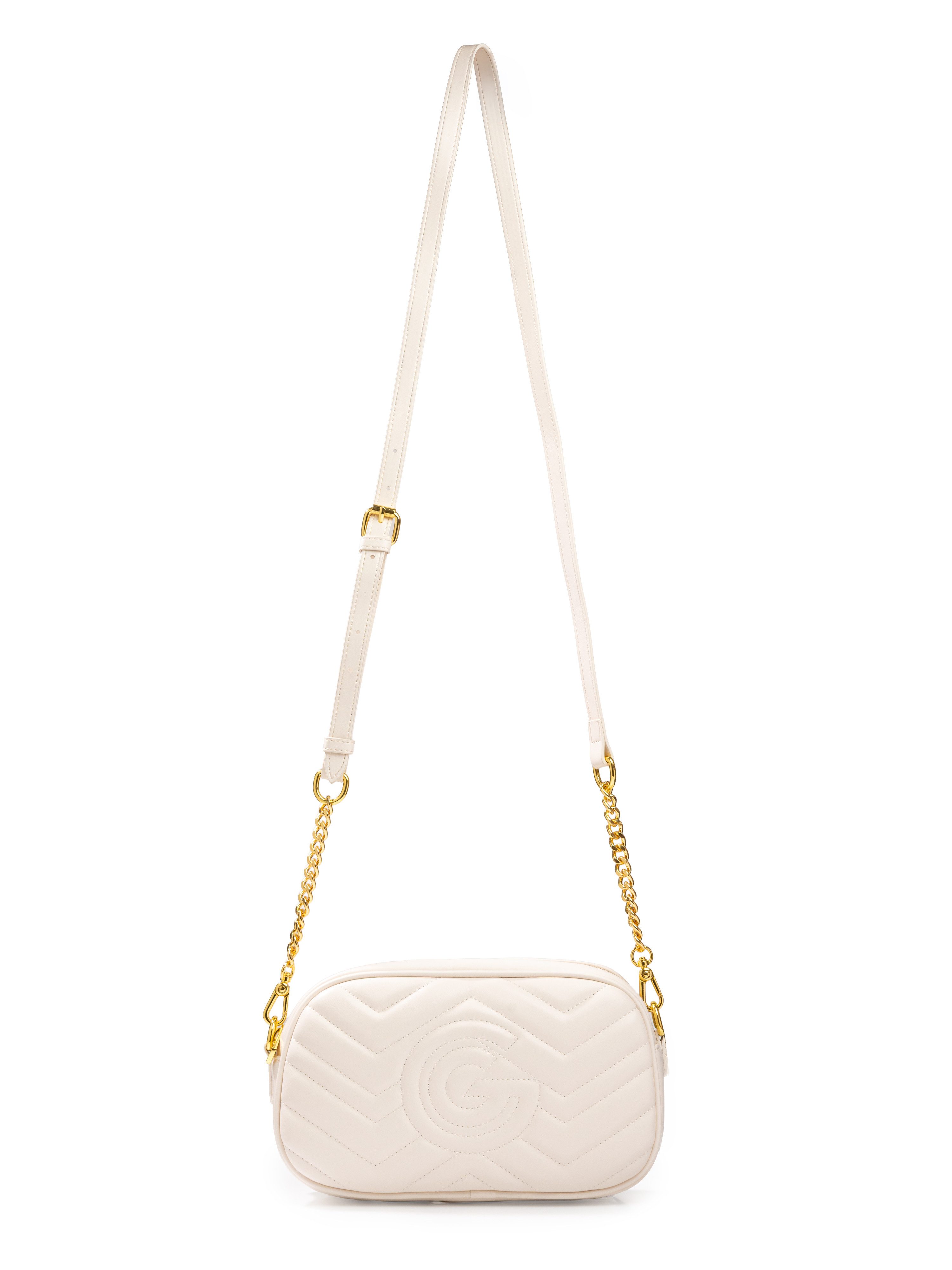 GABRIELLA G By Gabriella Gucci Umhängetasche VALENCIA, Damen Umhängetasche, Handtasche, Schultertasche mit Logoverzierung