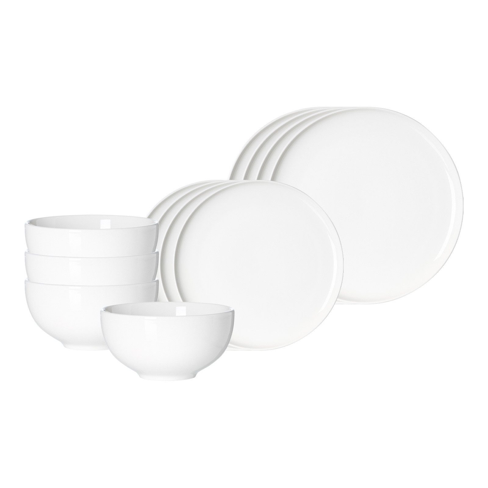 Ritzenhoff & Breker Kombiservice Skagen Basic-Set 12er Set (12-tlg), 4 Personen, Porzellan
