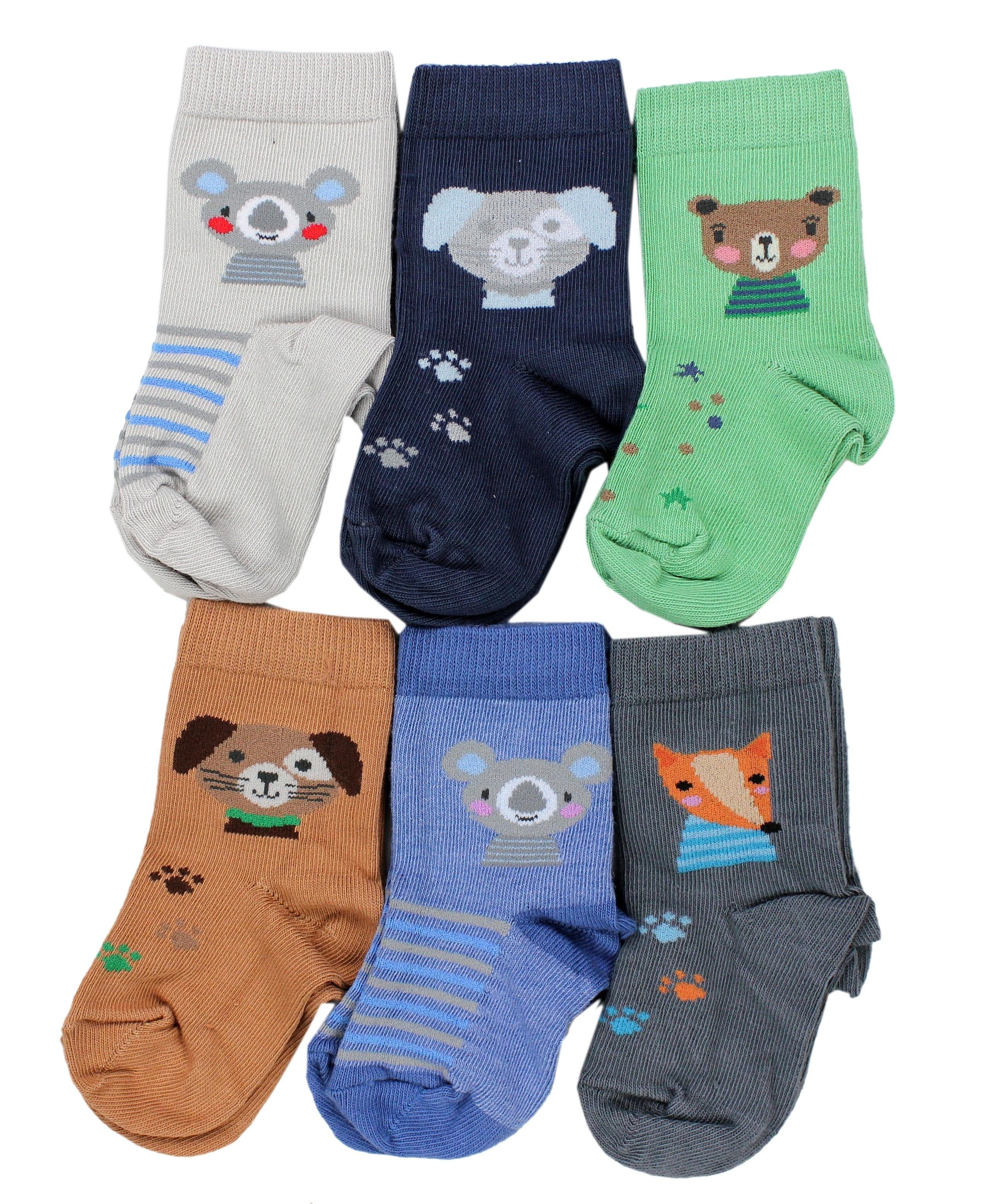 TupTam Freizeitsocken TupTam Kinder Socken Bunt Gemustert 6er Pack für Mädchen und Jungen Junge 9