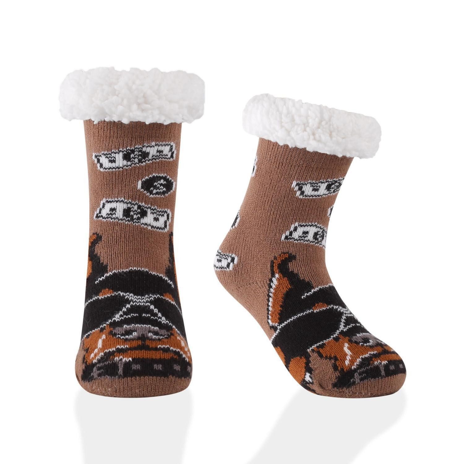 LuxusKollektion Kuschelsocken Kuschelsocken Kinder Winter Hunde klein