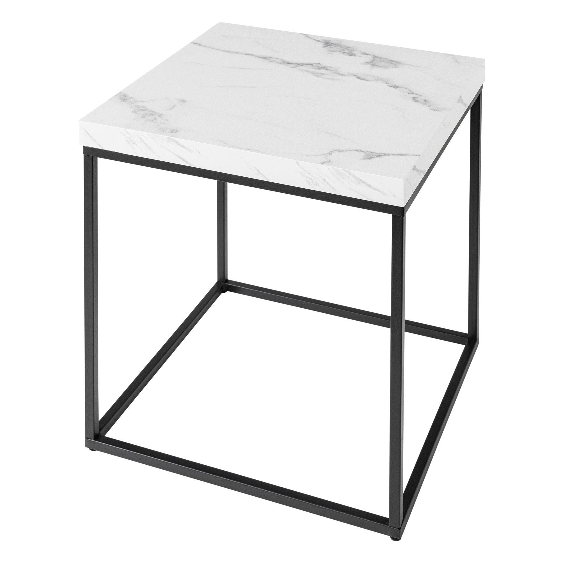 riess-ambiente Beistelltisch ARCHITECTURE 45cm weiß / schwarz (Einzelartike günstig online kaufen