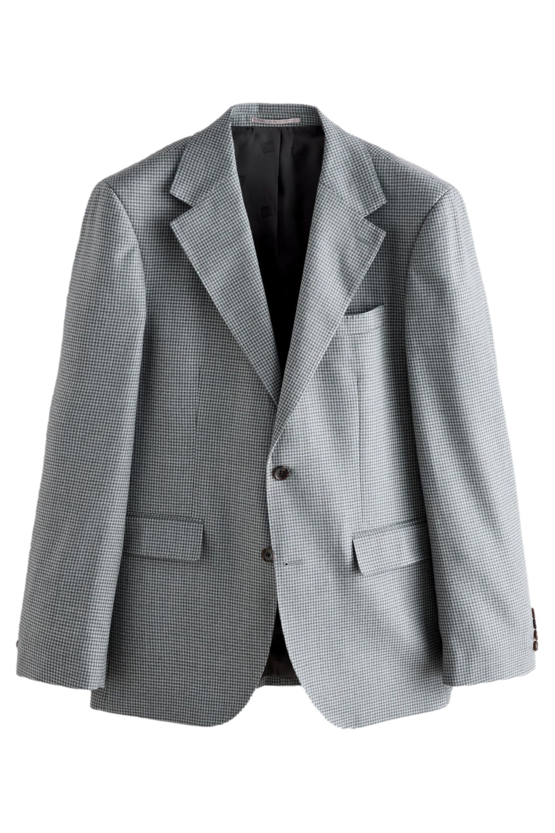 Sakko Tailored Fit Anzugsakko mit Hahnentrittmuster