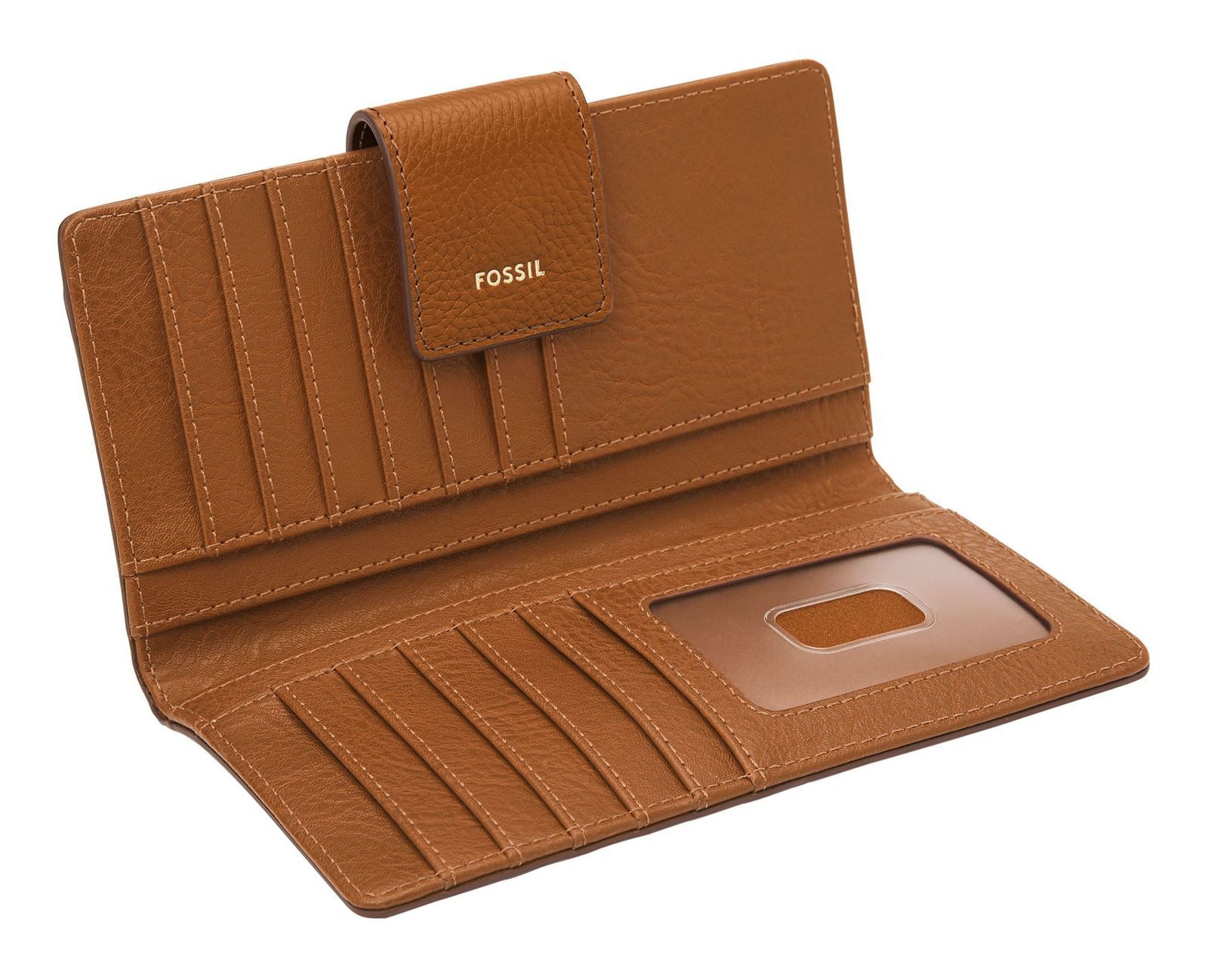 Fossil Geldbörse RFID Tab Clutch, aus echtem Rindsleder mit RFID-Blocker Sc günstig online kaufen