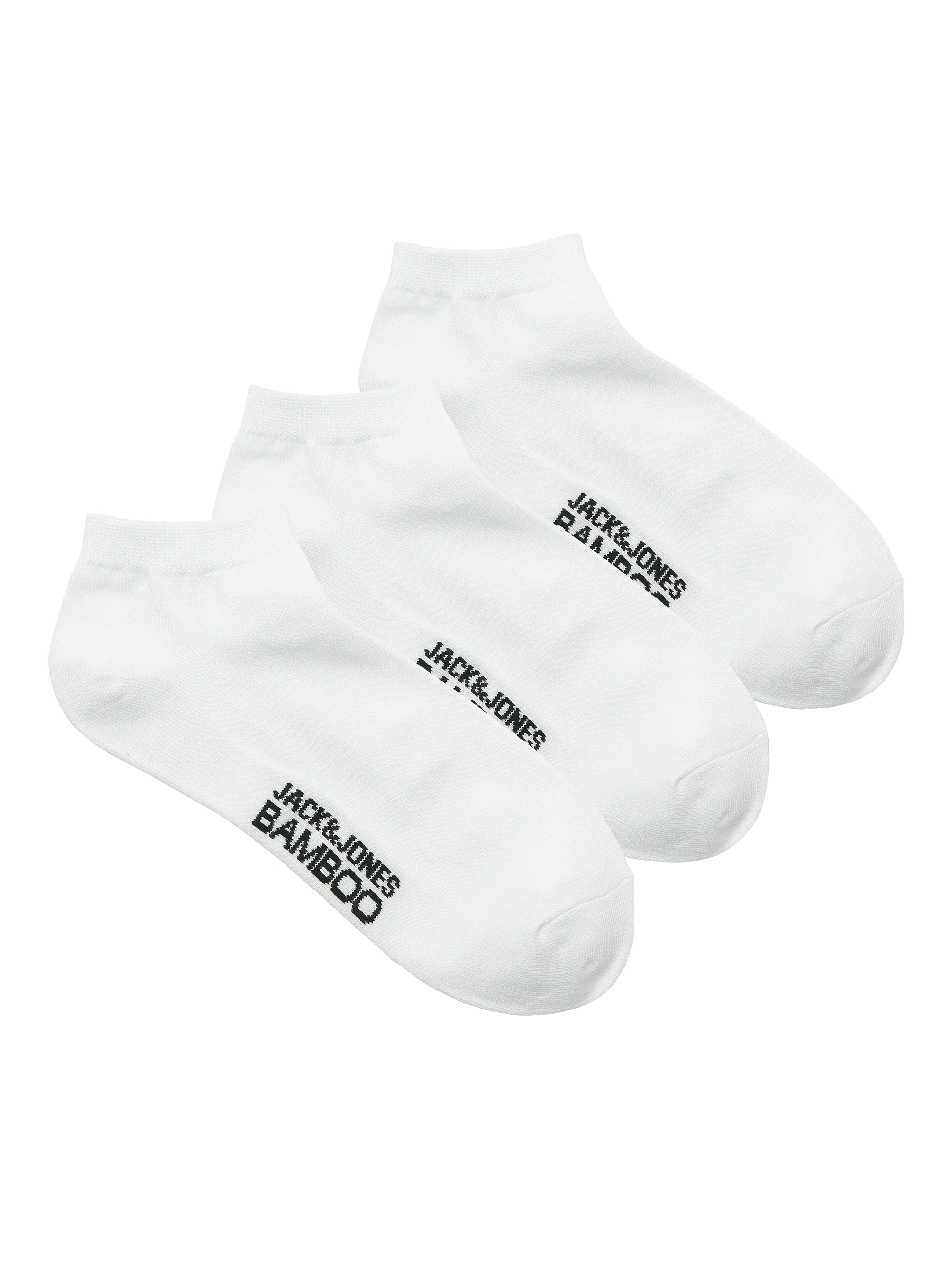 Jack & Jones Freizeitsocken JACBASIC BAMBOO SHORT SOCK 3 PACK NOOS (Packung, 3-Paar) mit hochwertiger Materialzusammensetzung