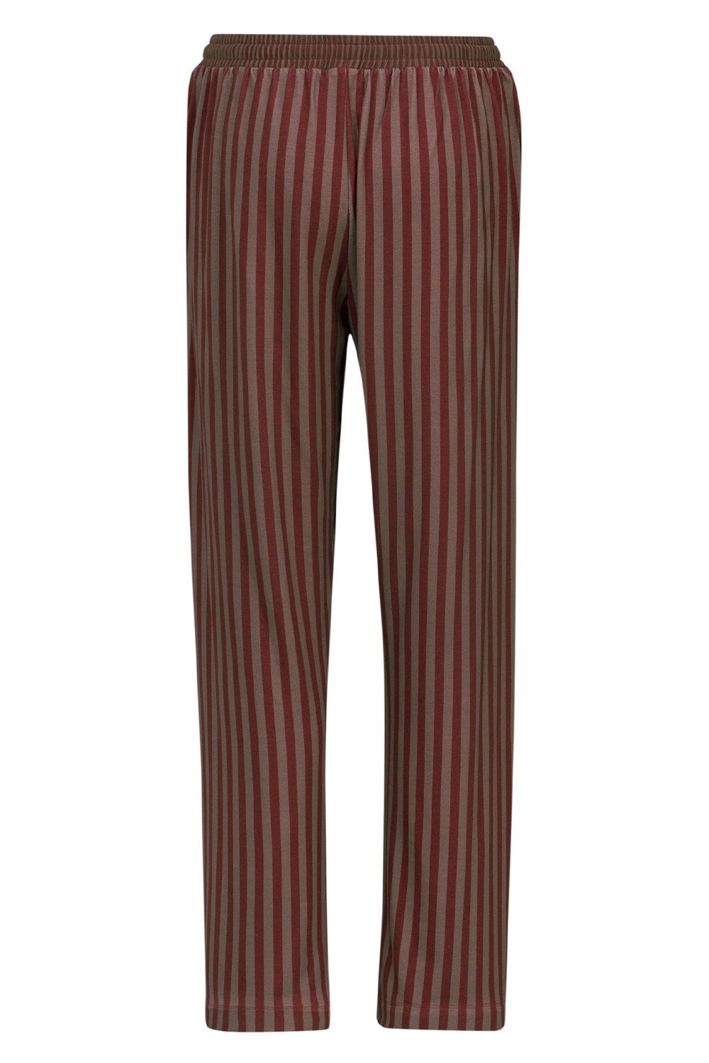 Sumo PiP Belin brown/red Loungehose Stripe 51500718-734 Long Trousers Studio