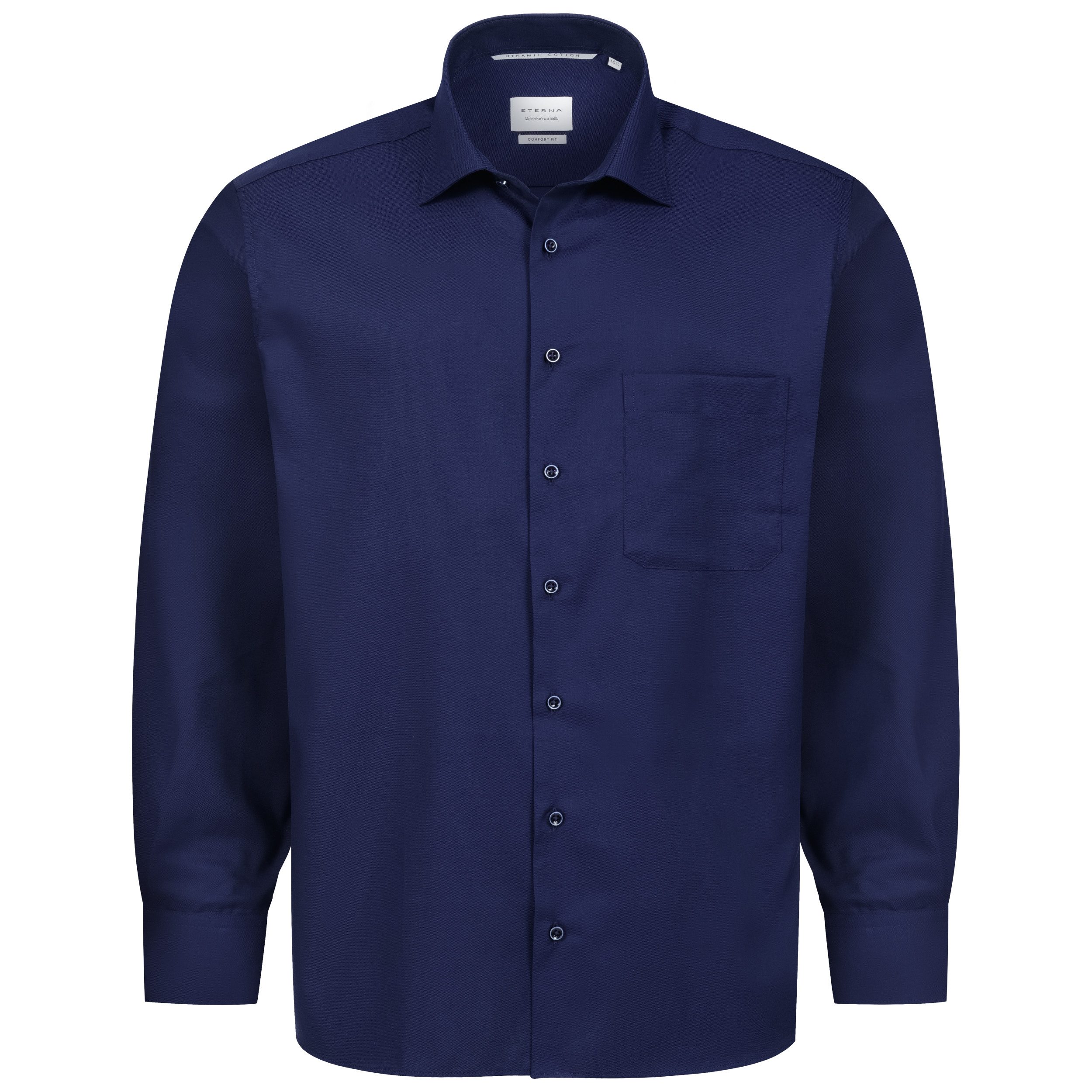 Eterna Businesshemd Comfort Fit, Bügelfrei, Blau günstig online kaufen