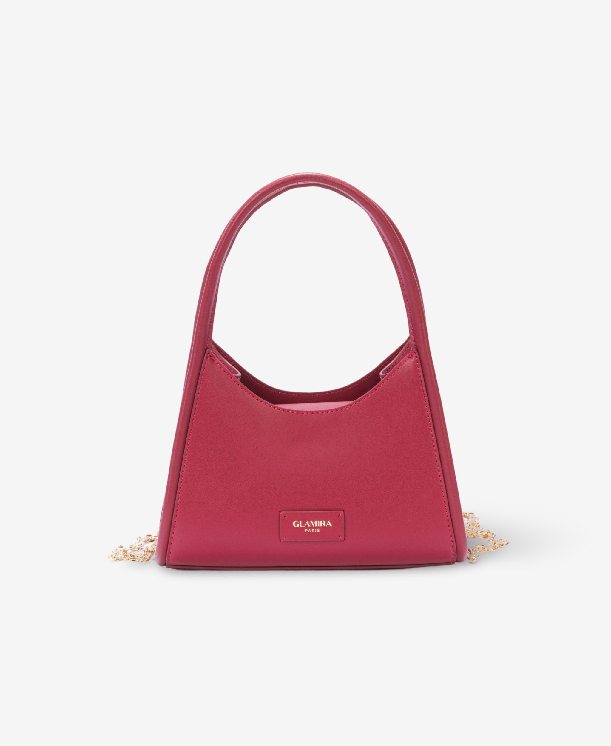GLAMIRA Handtasche Glamouré Soir Rote Henkeltasche (1-tlg), echt Leder