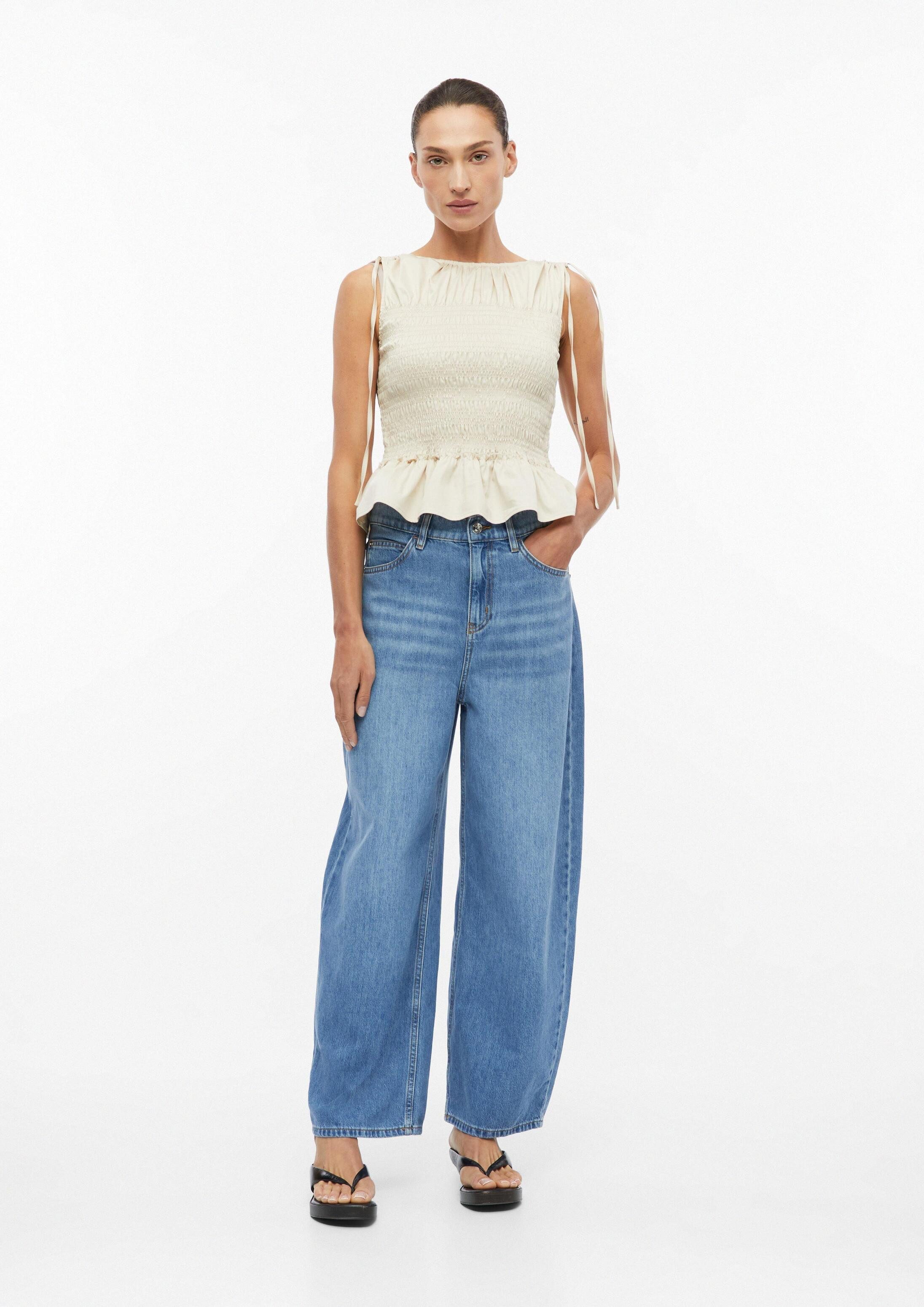 comma Weite Jeans Jeans-Hose LIZ - Barrel Leg Jeans
