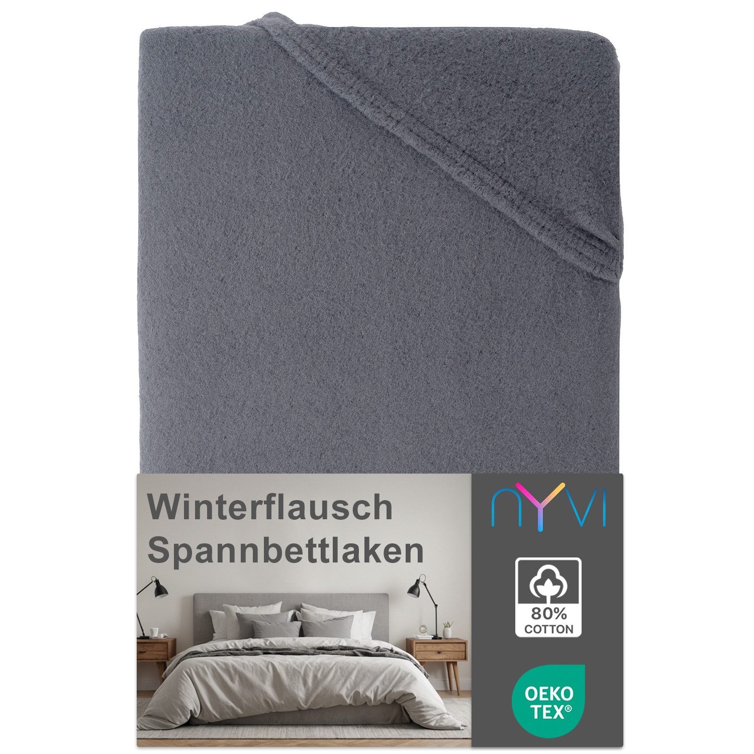 NYVI Spannbettlaken Spannbettlaken DreamScience Winterflausch für Matratzen günstig online kaufen