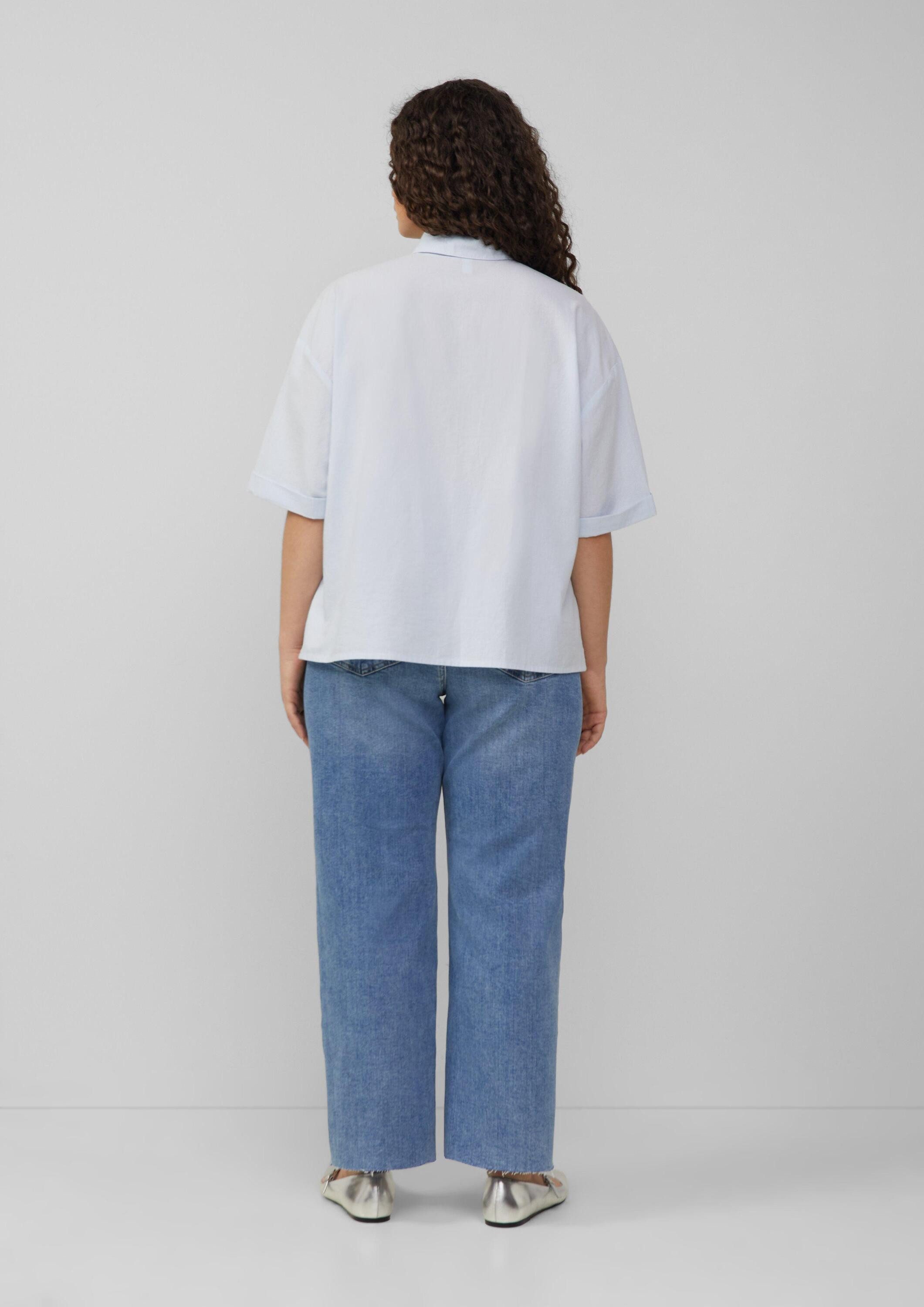 QS Kurzarmbluse Bluse Bluse
