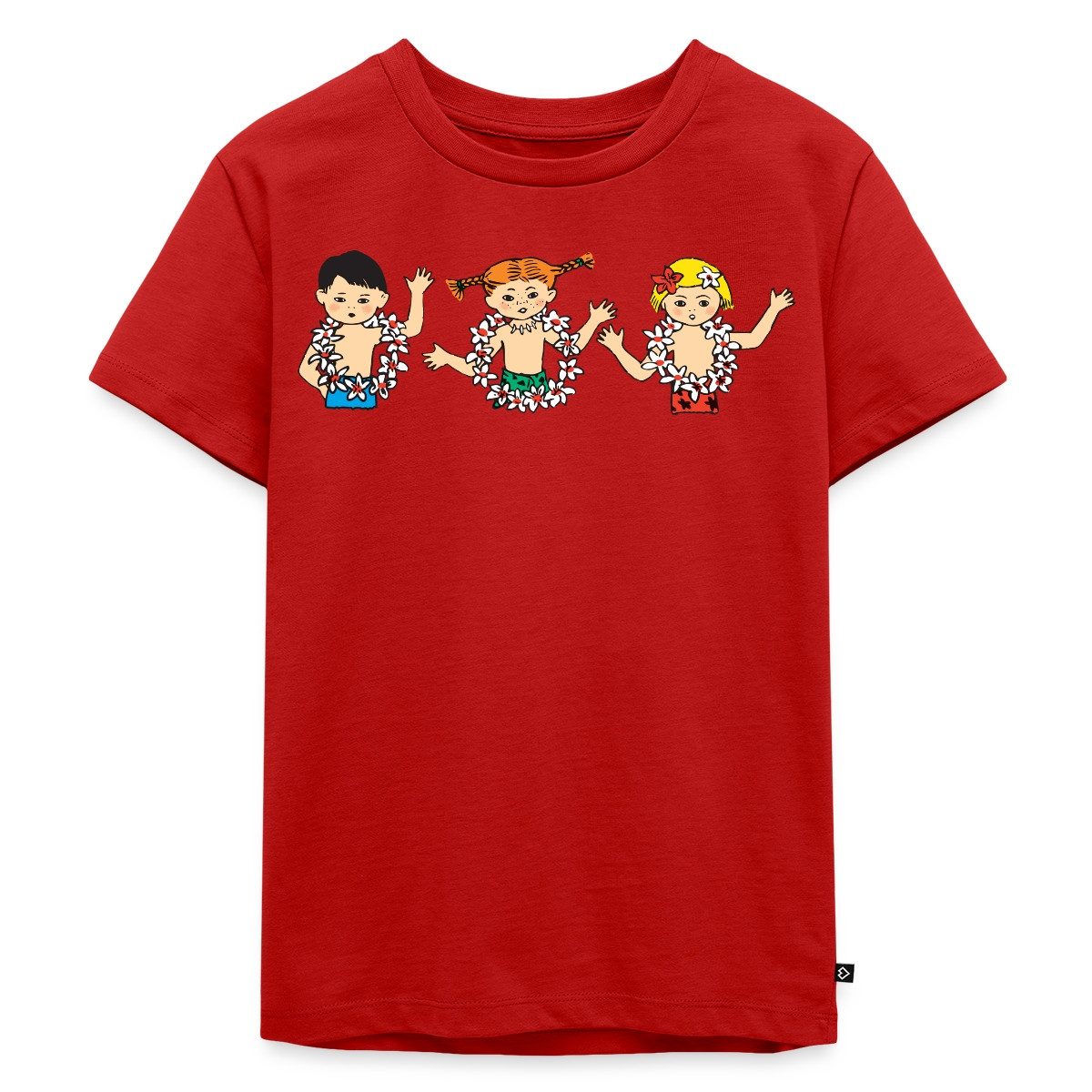 T-Shirt Pippi Langstrumpf Mit Tommy Und Annika Kinder Premium T-Shirt