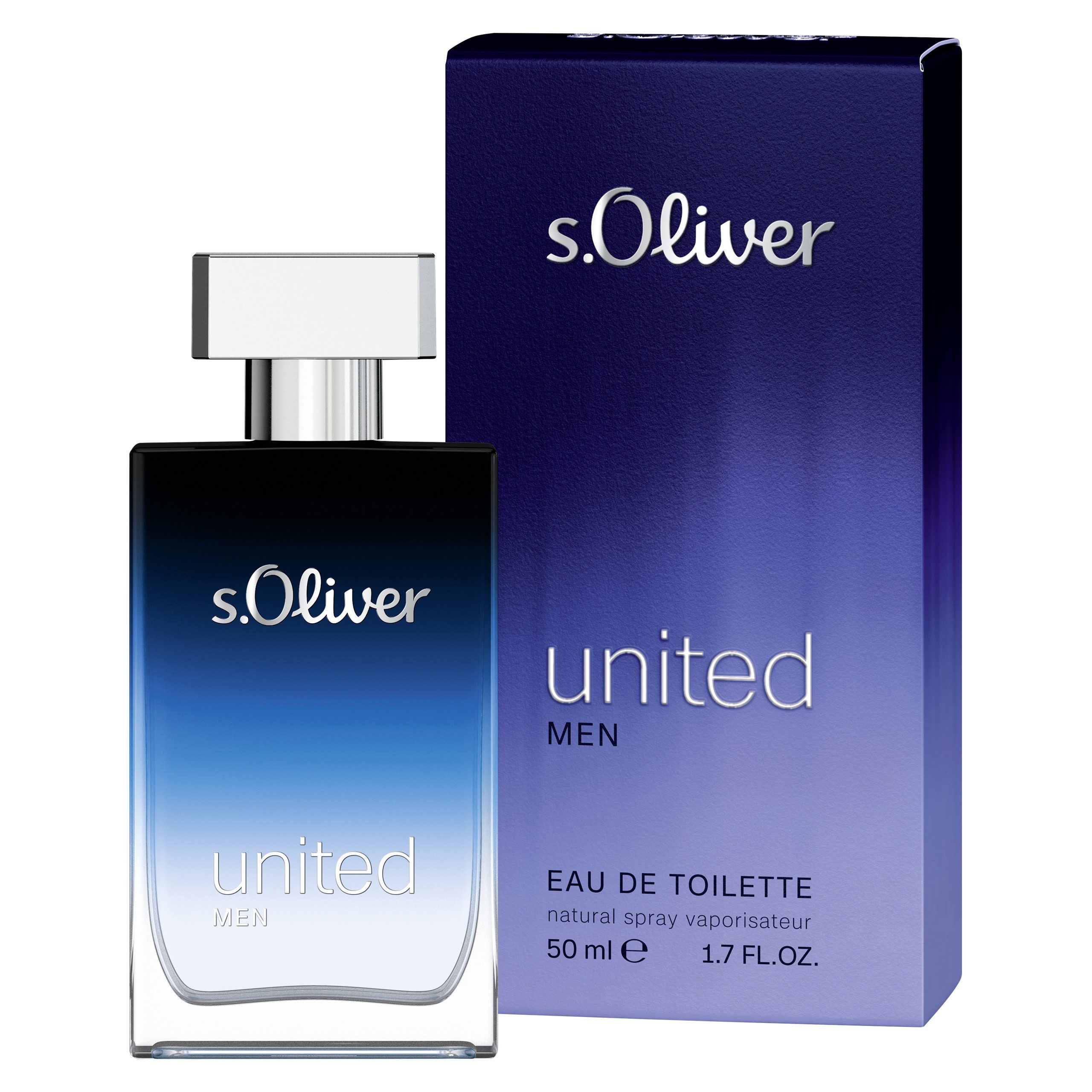 s.Oliver Eau de Toilette UNITED, EdT 50 ml Nat. Spray