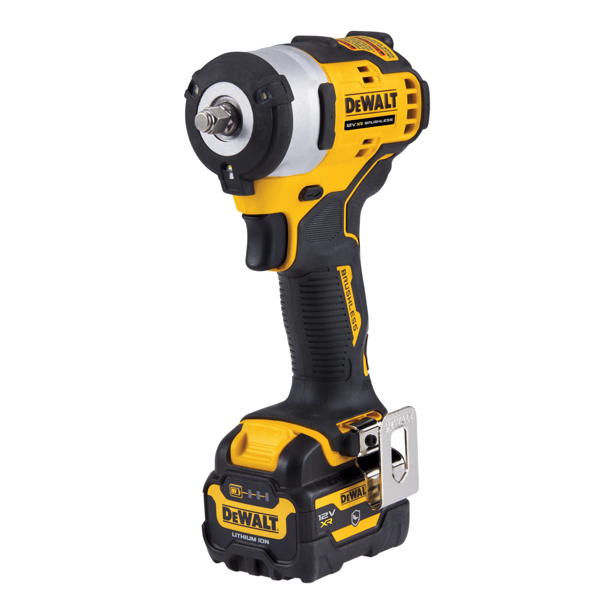 DeWalt Schlagschrauber DEWALT 12 Volt / 5 Ah Akku-Schlagschrauber (3/8) mit 340 Nm, in spezi