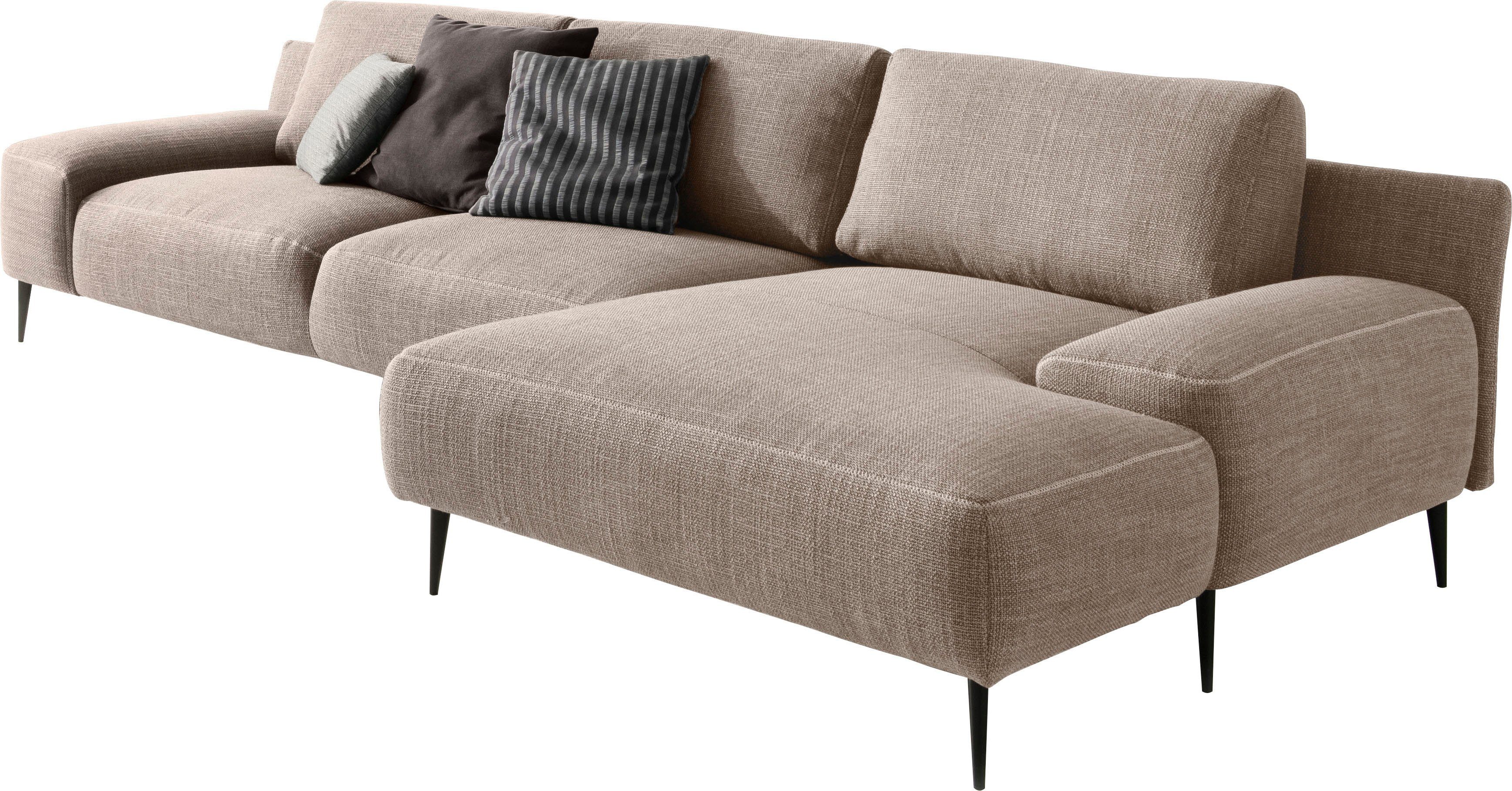 designwerk Ecksofa Forma L-Form, zeitloses Designsofa mit aktuellem Fuß, in hochwertiger Verarbeitung & tollem Sitzkomfort