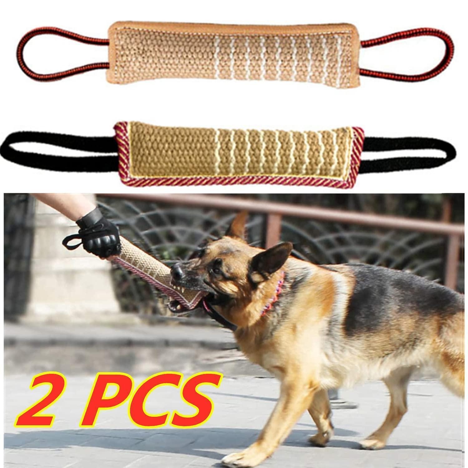 LuxusKollektion Tiertaue Hundespielzeug Jute Beisswurst 2 Stk., Naturmaterialien, (2-tlg)