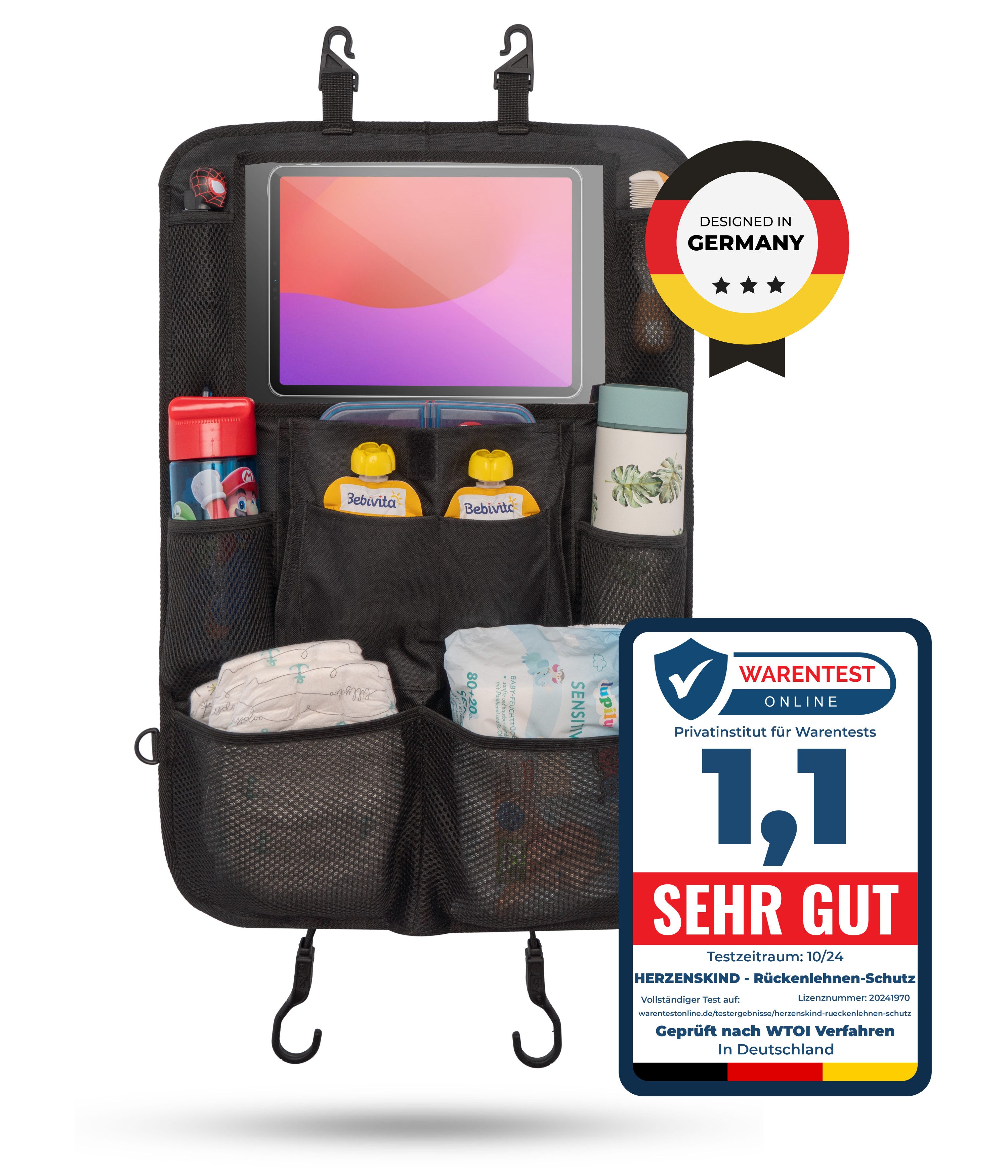 herzenskind Auto-Rückenlehnenschutz, 1-tlg.