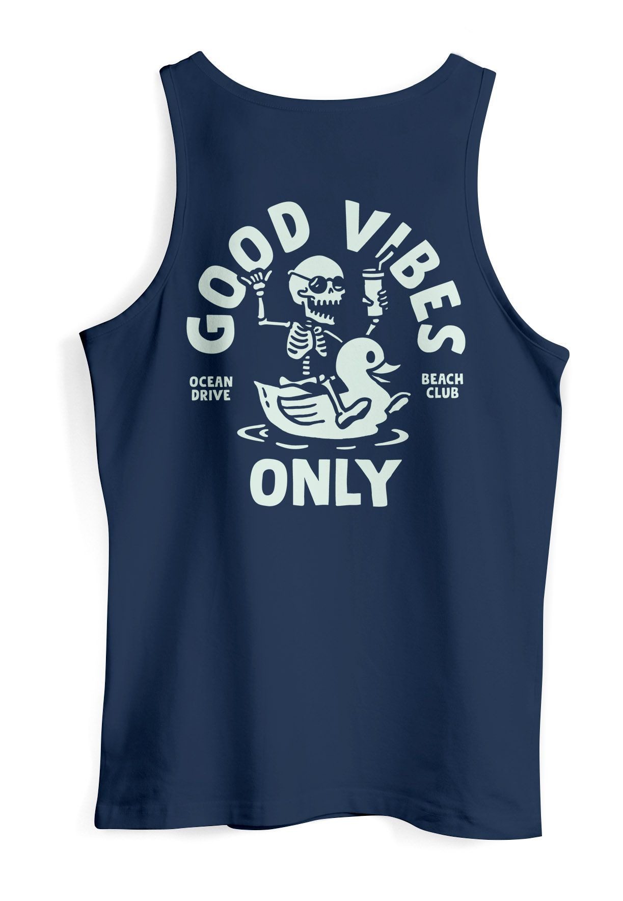 Neverless Tanktop Herren Tank-Top Backprint Good günstig online kaufen