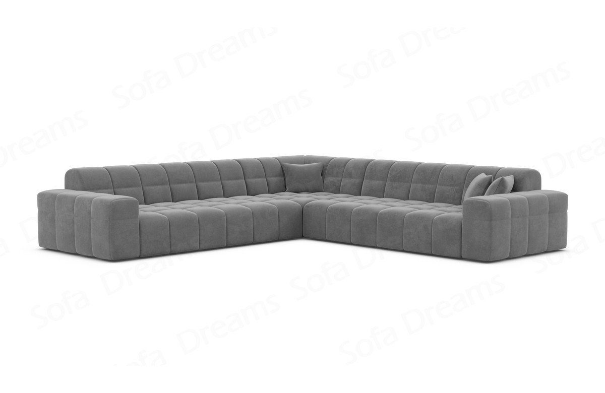 Sofa Ibiza Samtsofa L Ecksofa Dreams Sofa Polsterecksofa Form Modern Eckcouch Luxus Stoff