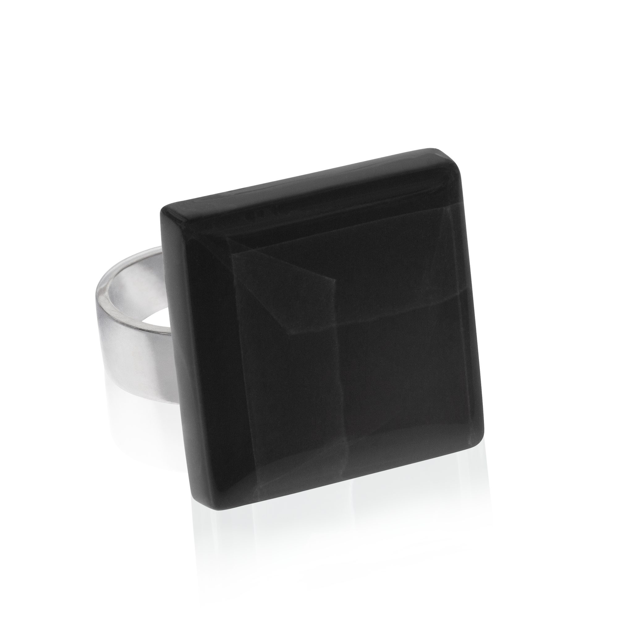 ALEXASCHA Fingerring Statement Ring mit Stein 20mm • größenverstellbar günstig online kaufen