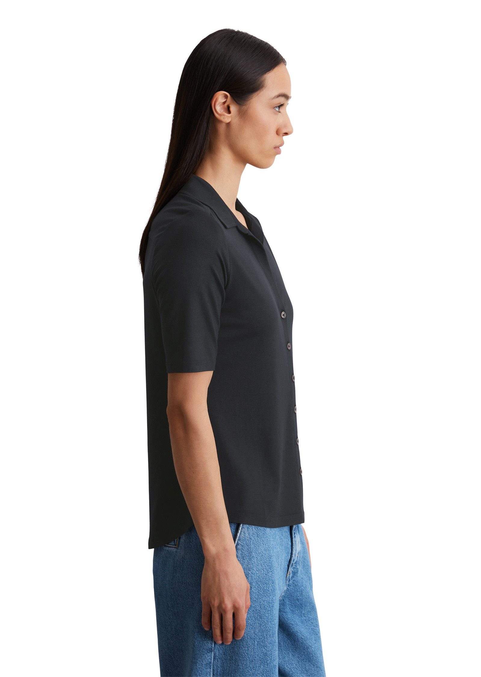 Marc OPolo Kurzarmbluse "aus LENZING™ ECOVERO™" günstig online kaufen