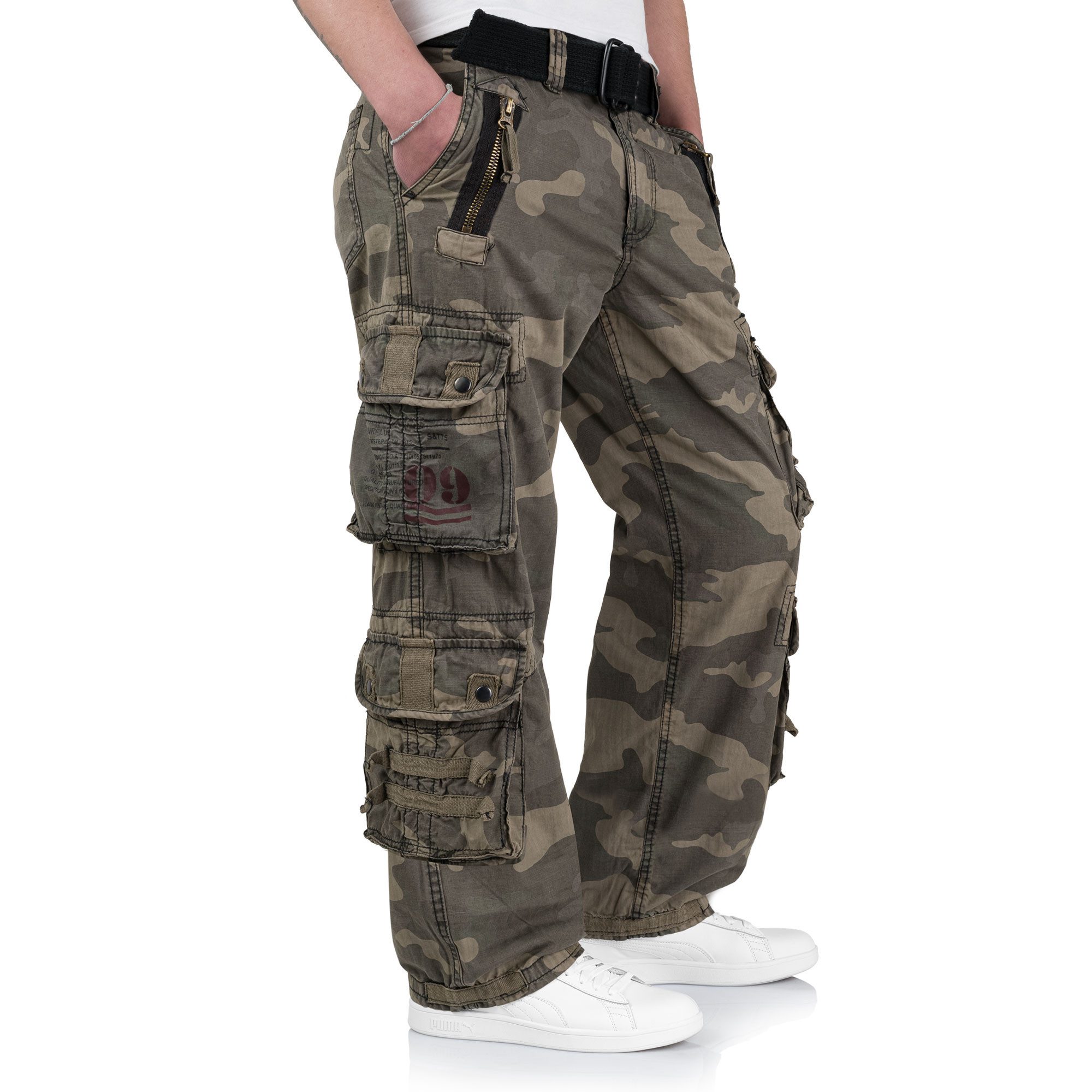 Trooper Cargohose Herren Traveler Cargo Vintage Hose Army Outdoor Pants günstig online kaufen