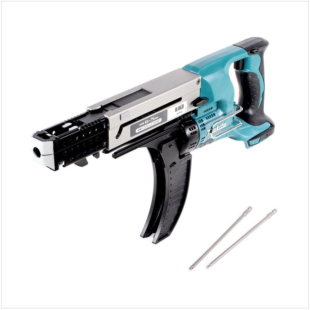 Makita Akku-Magazinschrauber DFR 750 Z Akku Magazinschrauber 18 V 45 - 75 mm Solo
