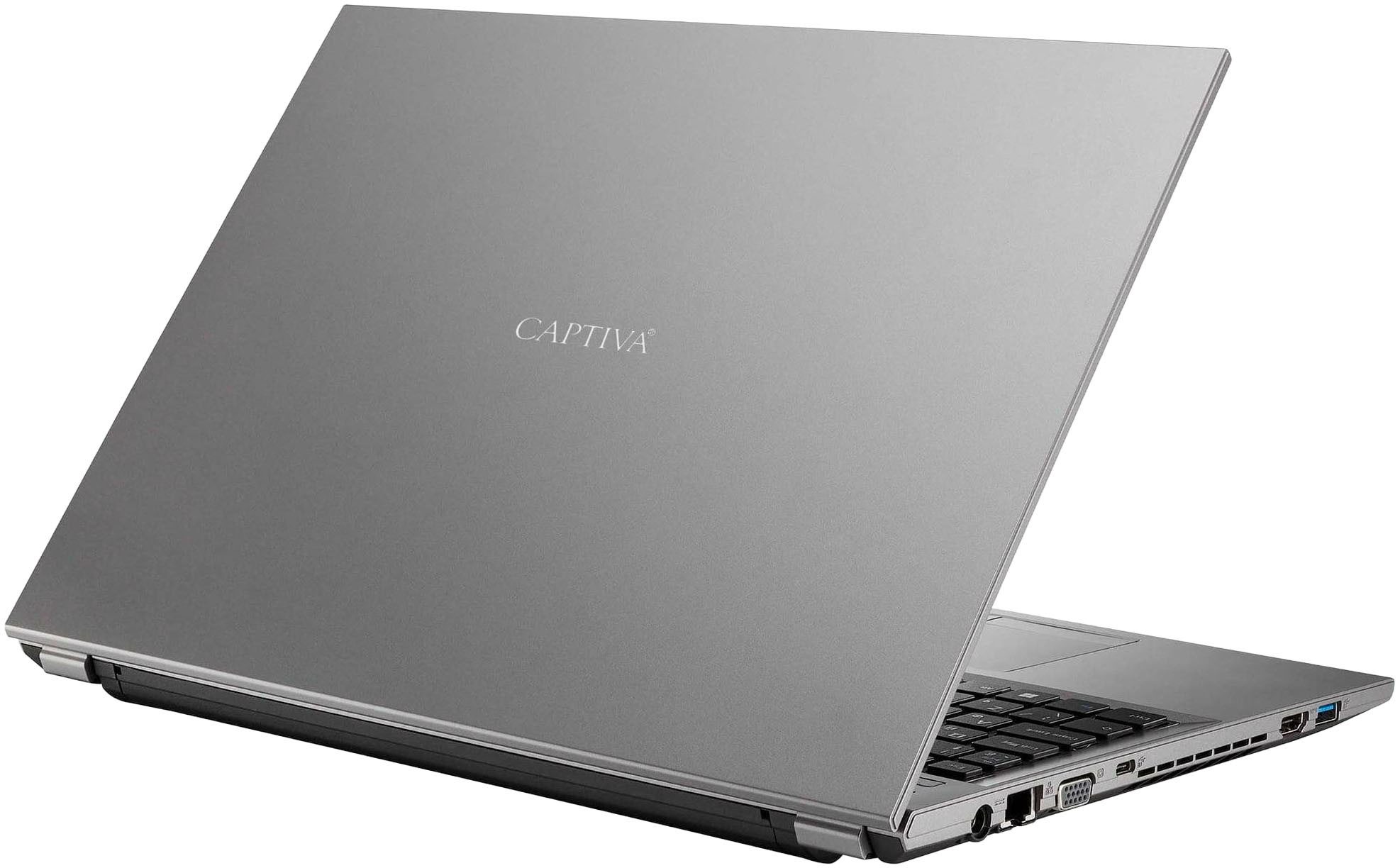 CAPTIVA Business/Office I10-0773GE Business-Notebook (39,6 cm/15,6 Zoll, Intel Core i7 1255U, Iris Xe Graphics, 32 GB, 2000 GB SSD) silberfarben