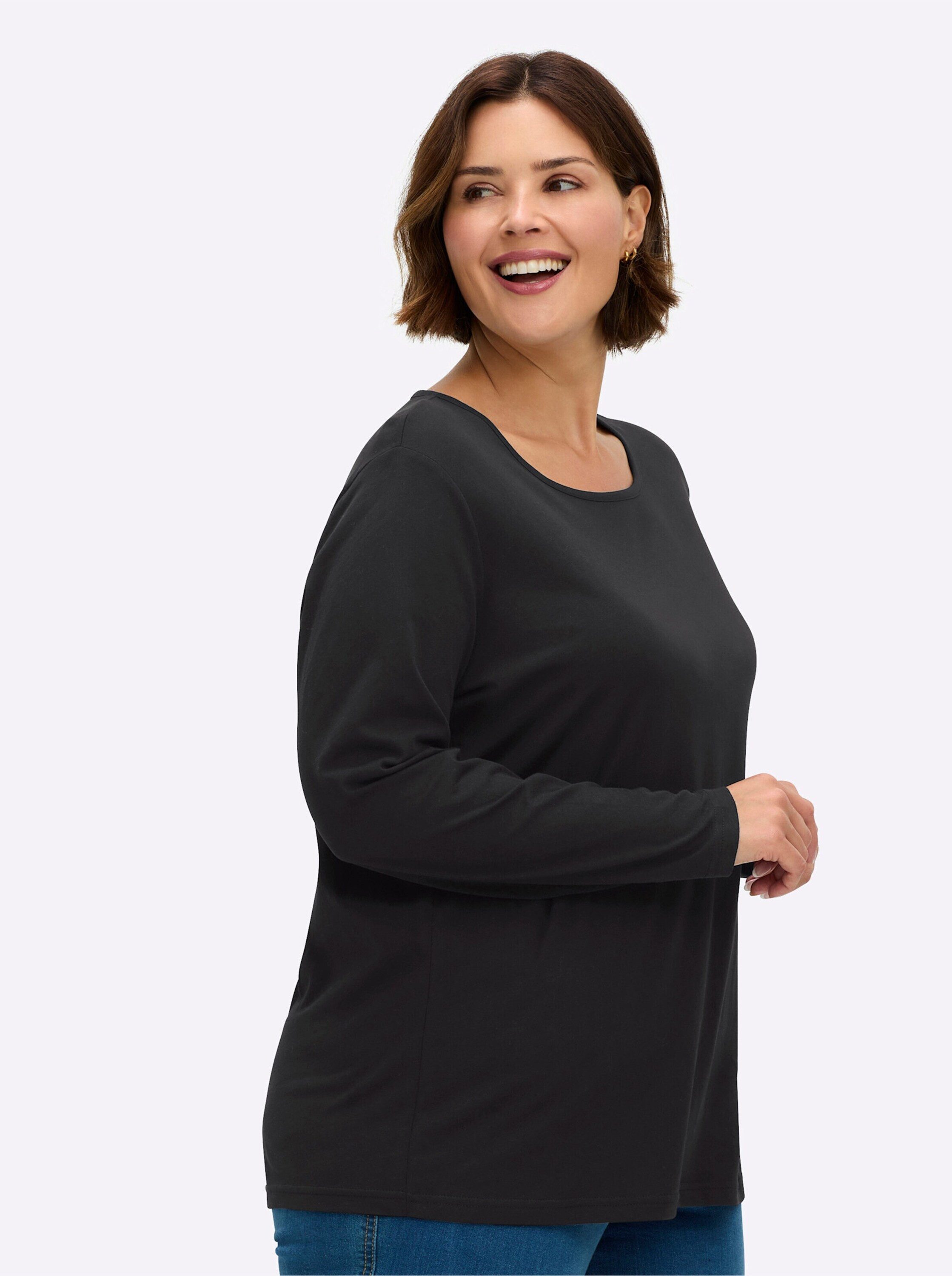 Sieh an! T-Shirt Shirt Langarm