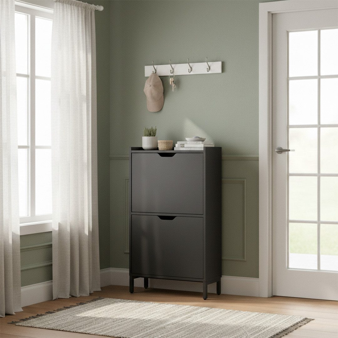 Bellamio Schuhschrank Ceyhan 19 cm Tiefe für schmale Flure (Schuhregal mit günstig online kaufen