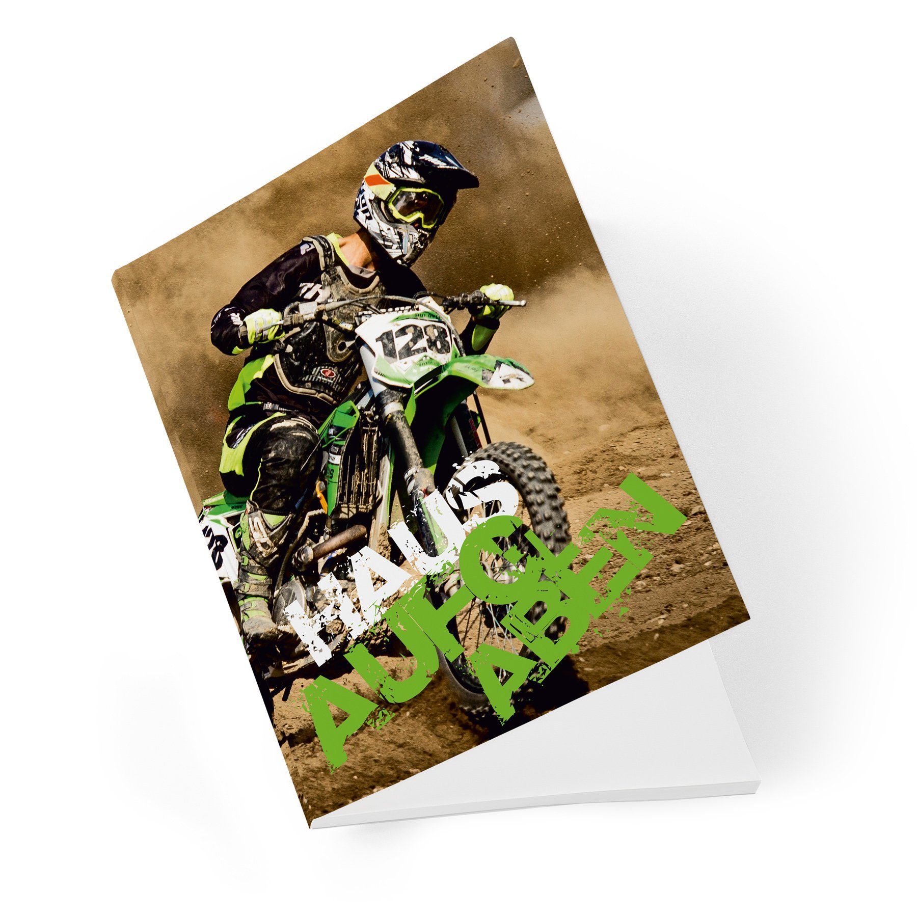 itenga Motocross 96 Hausaufgabenheft 35) Notizheft Seiten A5, (Motiv itenga DIN
