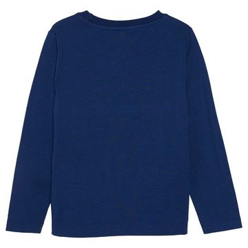 Minymo Longpullover T-Shirt LS Minymo Dark Blue 128 mit Trägern