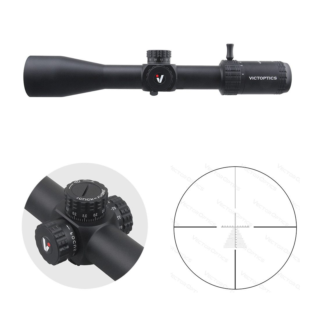 Vector Optics Victoptics OPFF-01 S4 4-16x44 FFP Zielfernrohr (Ideal für Jagd, Sport und Airsoft)