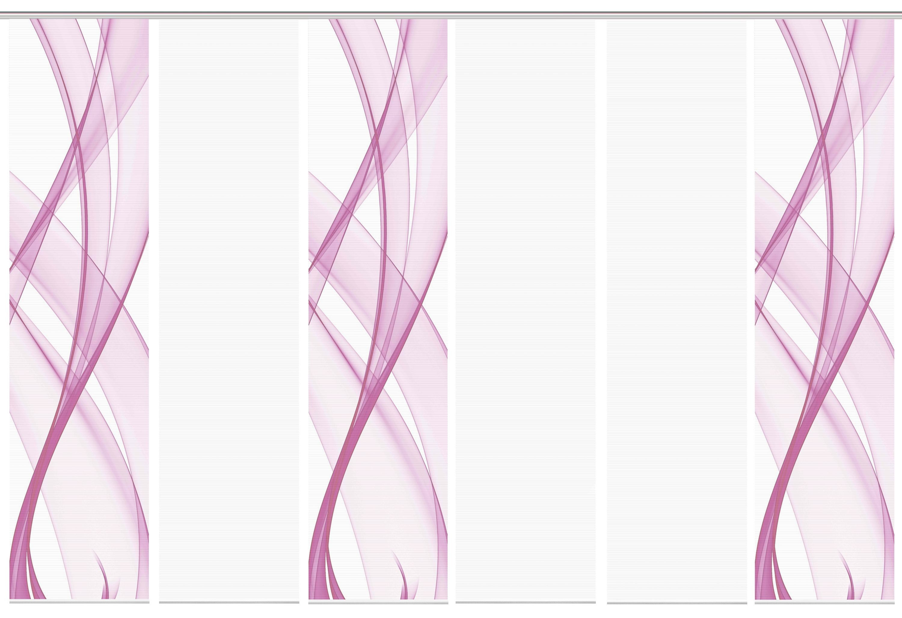 Vision Schiebegardine "PACOLIA" Paneelwagen 6 Stk. tlg. SET,SCHIEBEVORHANG, günstig online kaufen