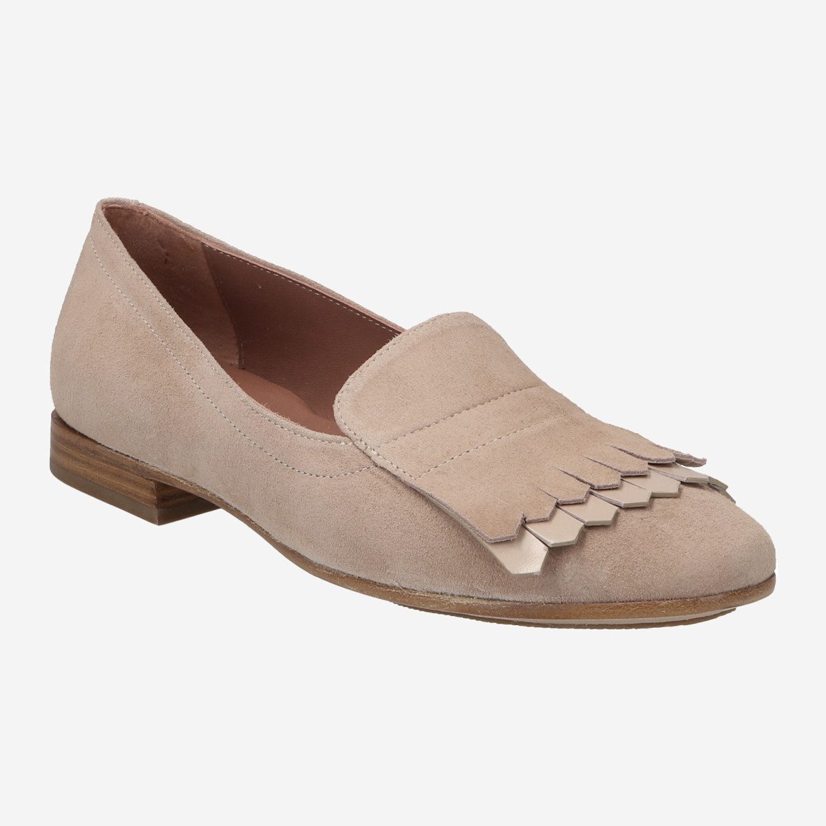 Homers 20070 Pista, Slipper & Mokassin in Beige für Damen Slipper