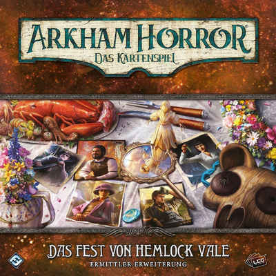 Fantasy Flight Games Spiel, Arkham Horror: Das Kartenspiel - Das Fest von Hemlock Vale...