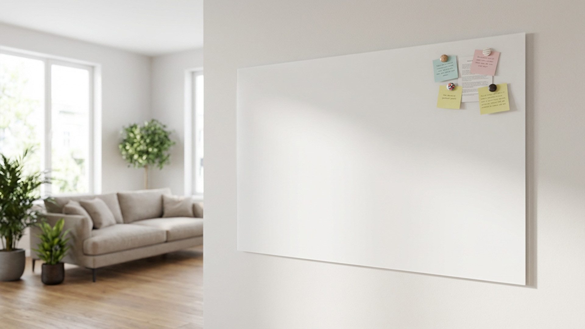 ALLboards Magnettafel ALLboards Glasprojektionswand, matt, magnetisch + Zubehör