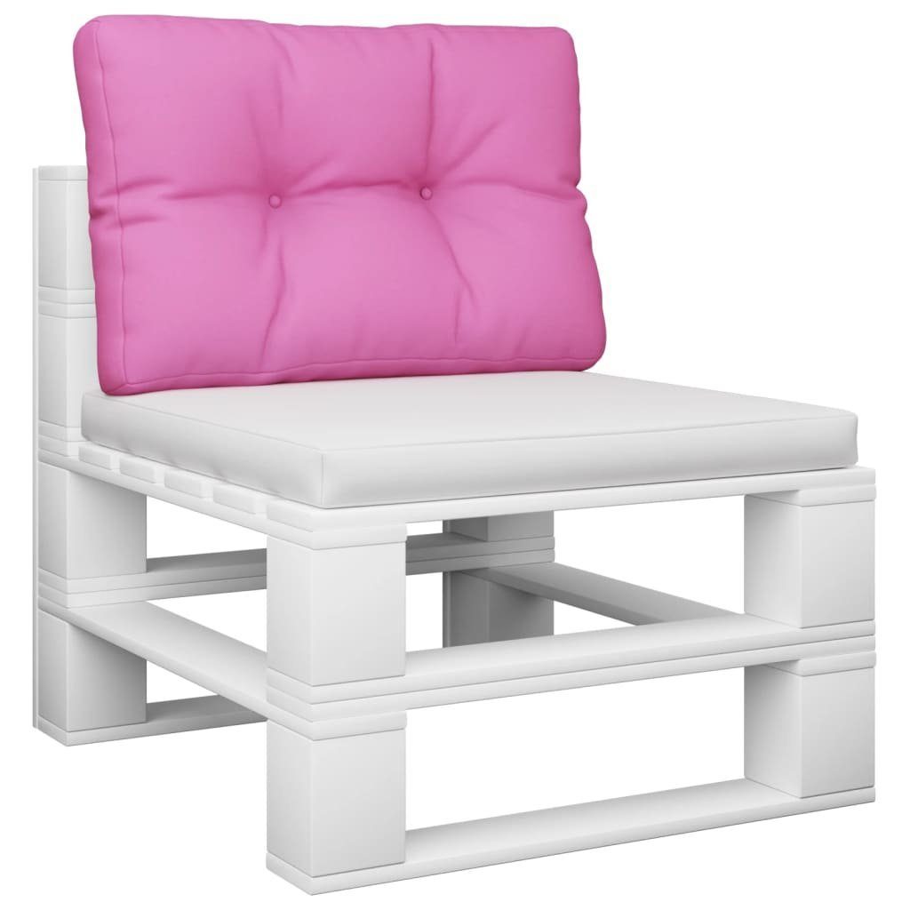 Palettenkissen cm Sitzauflage (1 50x40x12 Rosa St) Stoff, vidaXL