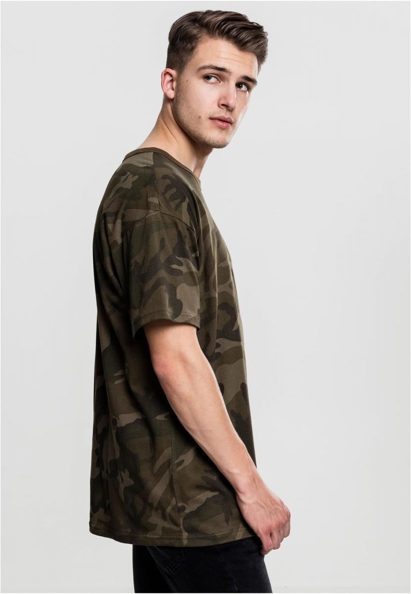 URBAN CLASSICS Rundhalsshirt Camo Oversized Tee
