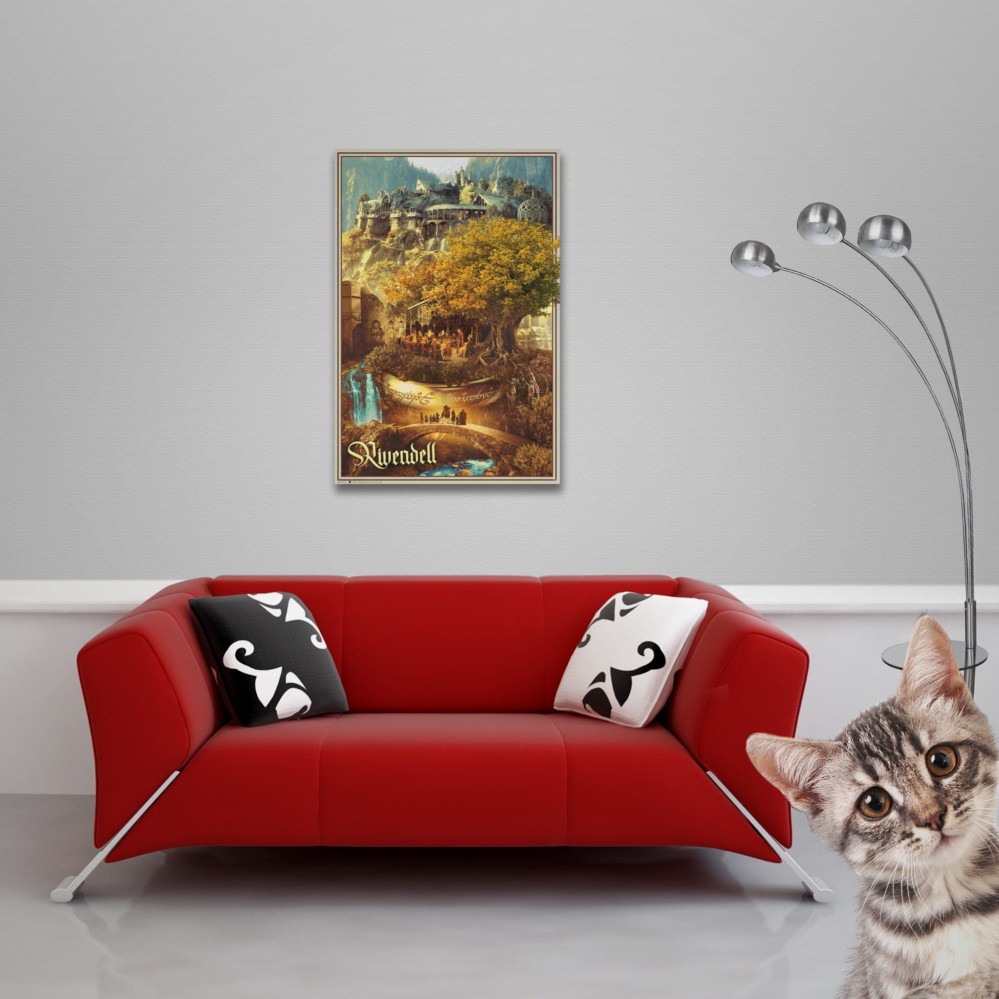 Poster Lord of the Rings - Fondcombe - Rivendell - Poster 61x91,5 cm günstig online kaufen