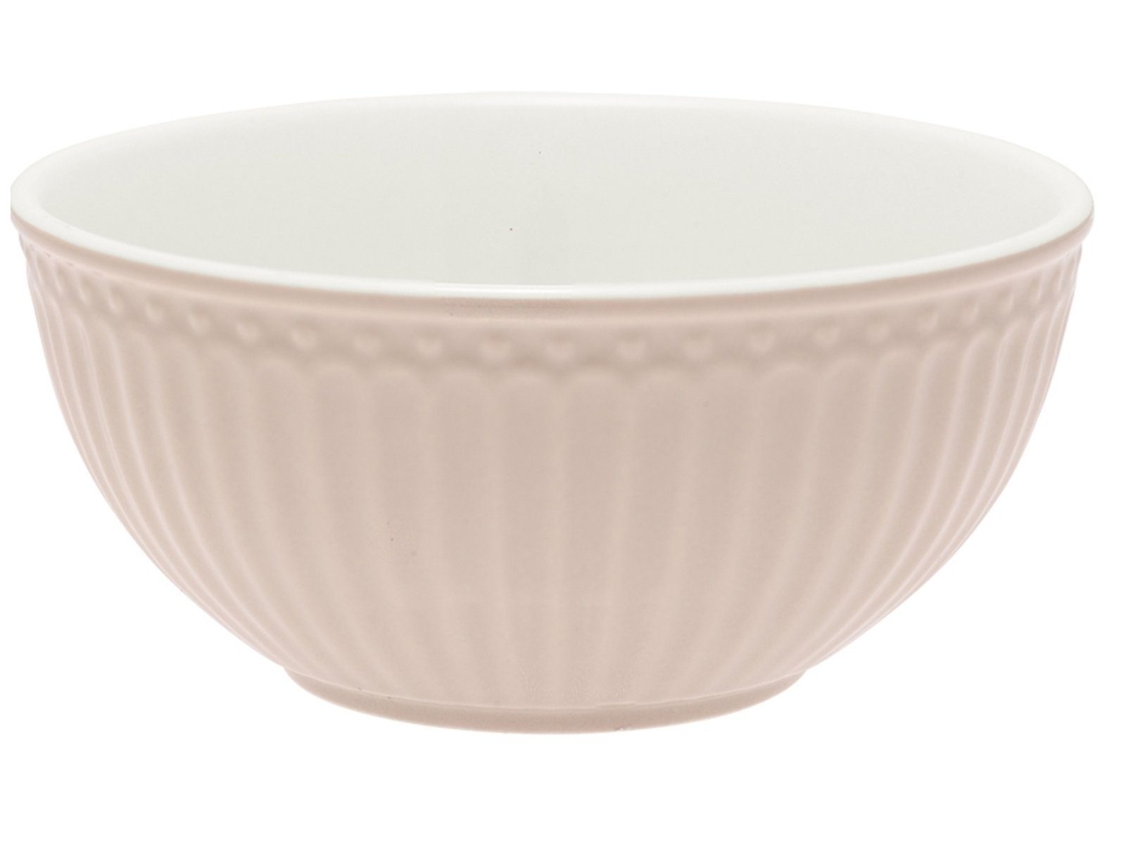 Greengate Müslischale Alice Müslischale creamy fudge 0,45 l, Steinzeug, (Schüsseln & Schalen)