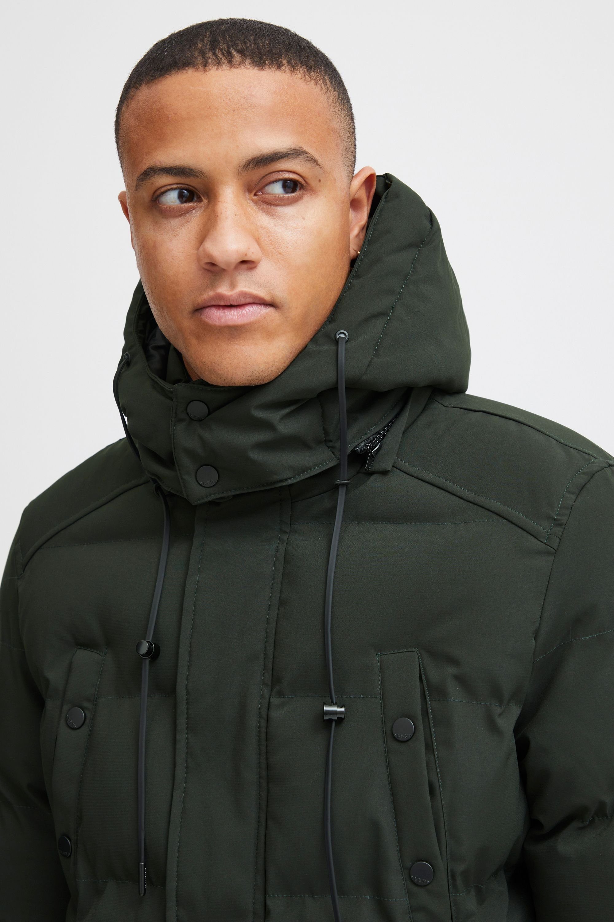 Blend Wintermantel BHUkendt Wärmender Basic Steppmantel mit Taschen