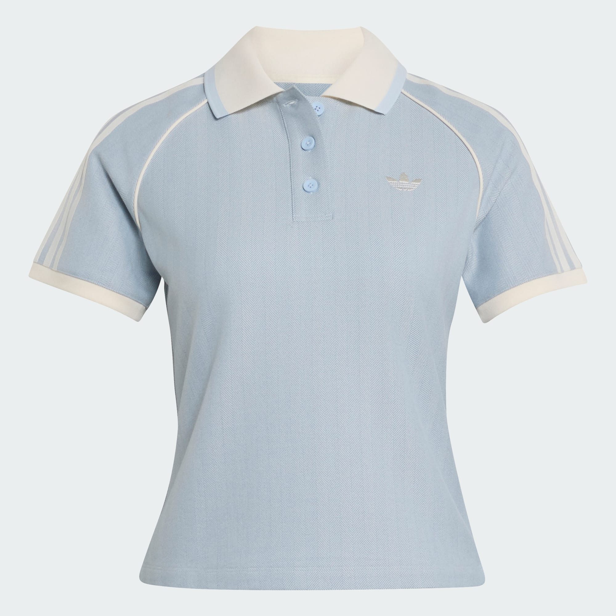 adidas Originals Poloshirt TWEED-POLOSHIRT (1-tlg)