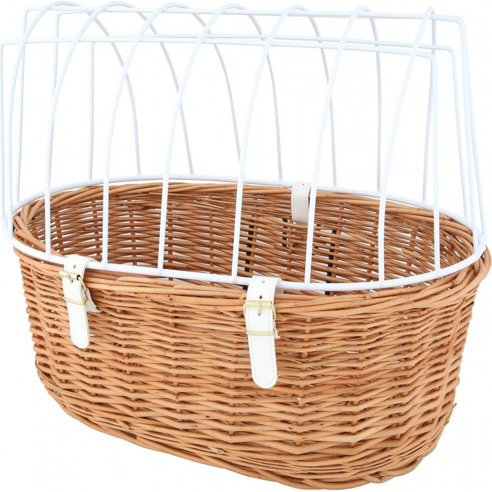 KlickFix Fahrradkorb Hundekorb mit Drahtkuppel für Systeme