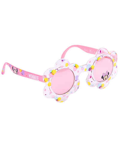 Disney Minnie Mouse Sonnenbrille Minnie Maus Brille Blumenform mit 100% UV Schutz
